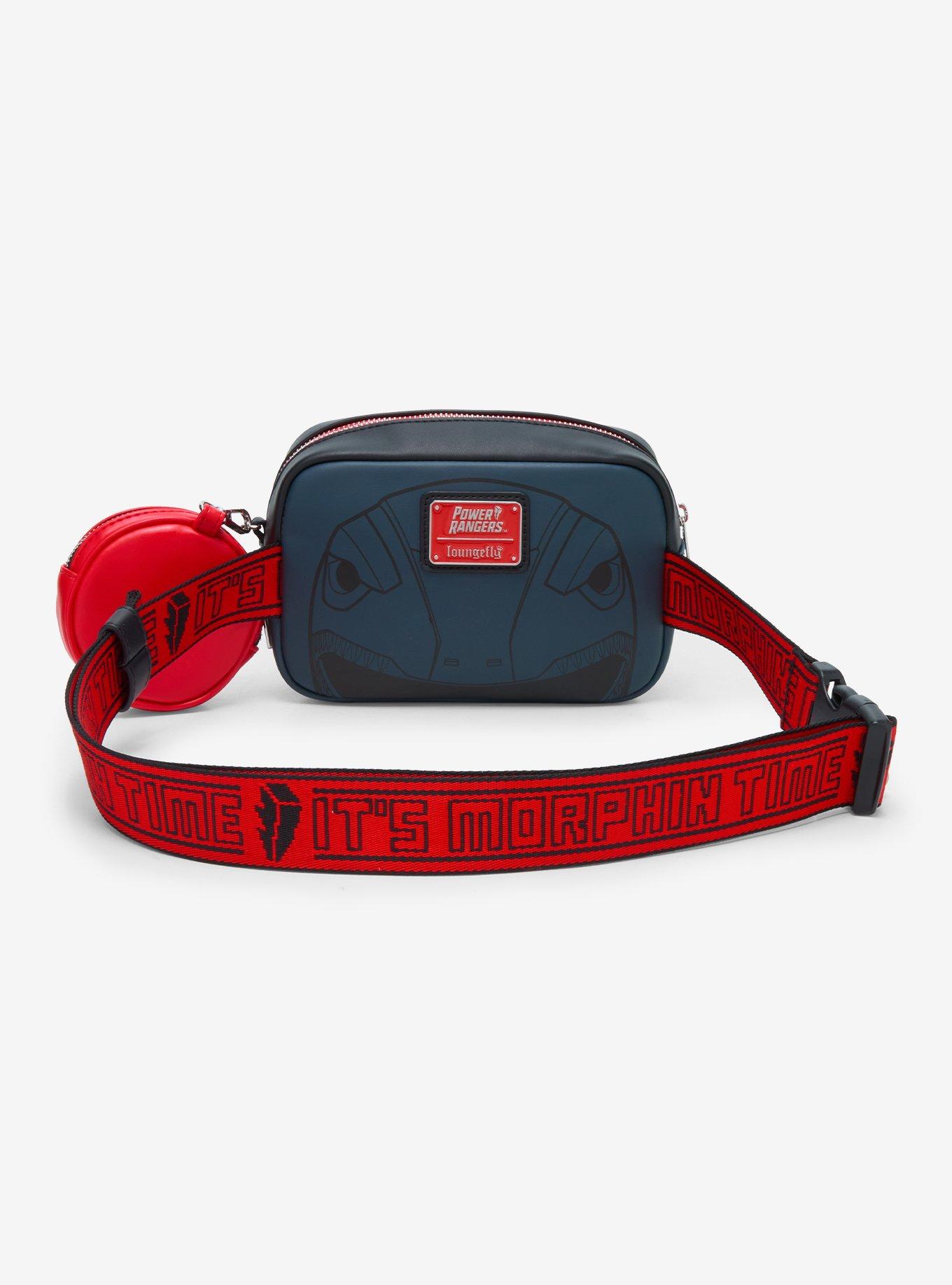 Loungefly Mighty Morphin Power Rangers Red Ranger Sling Bag, , alternate