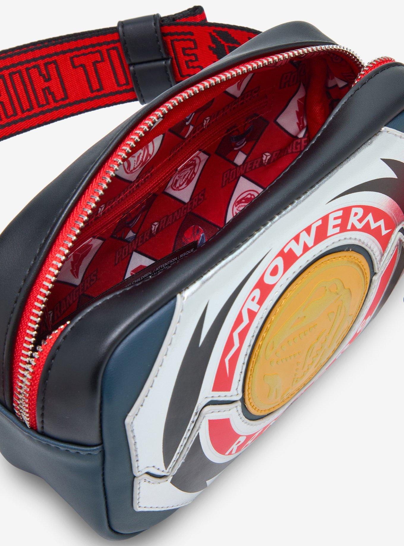 Loungefly Mighty Morphin Power Rangers Red Ranger Sling Bag, , alternate