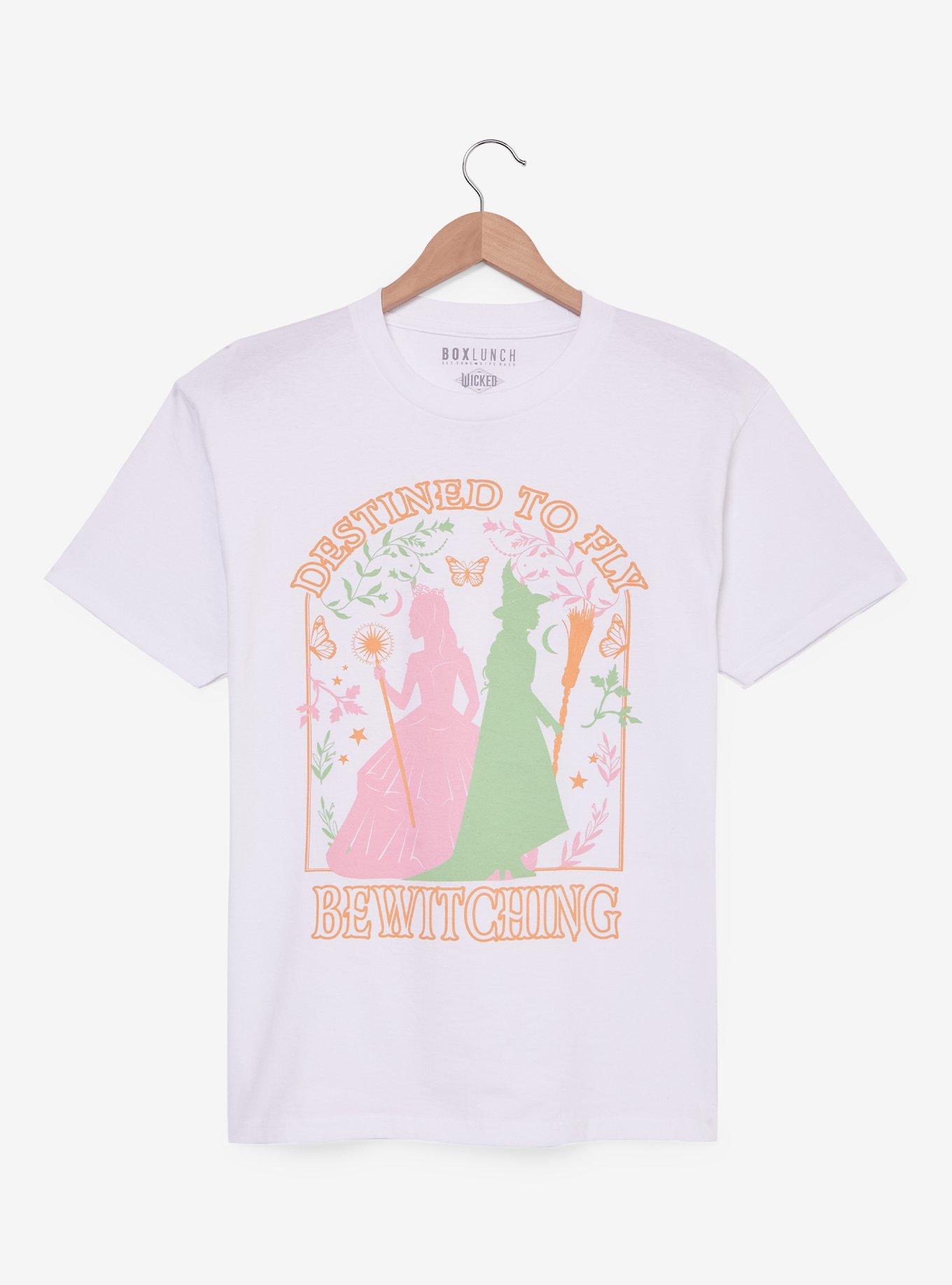 Wicked Elphaba & Glinda Silhouettes Women's T-Shirt - BoxLunch Exclusive, , hi-res