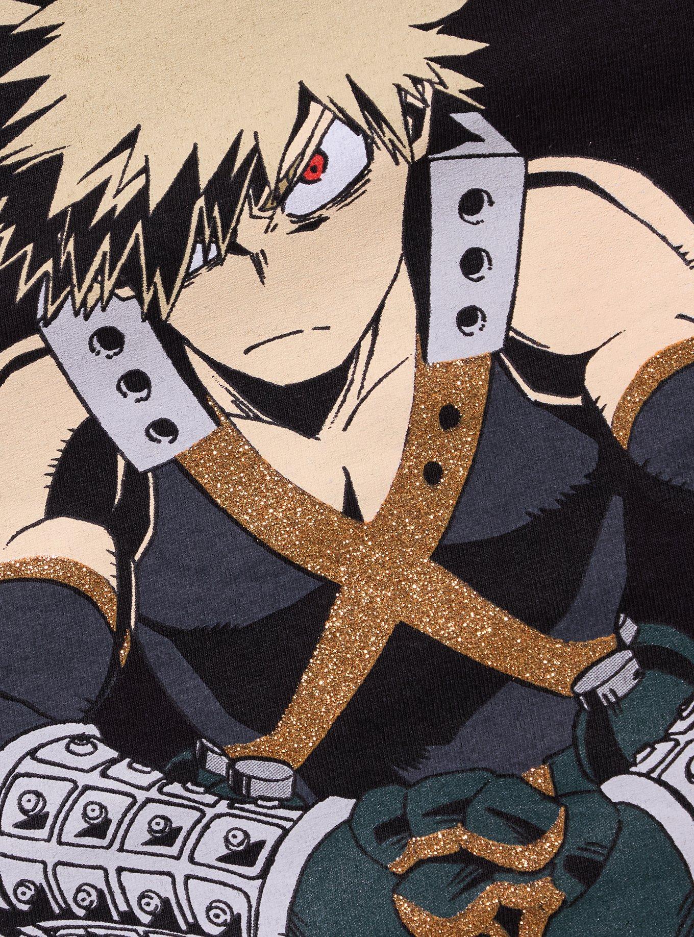 My Hero Academia Bakugo Glitter Border T-Shirt, , hi-res