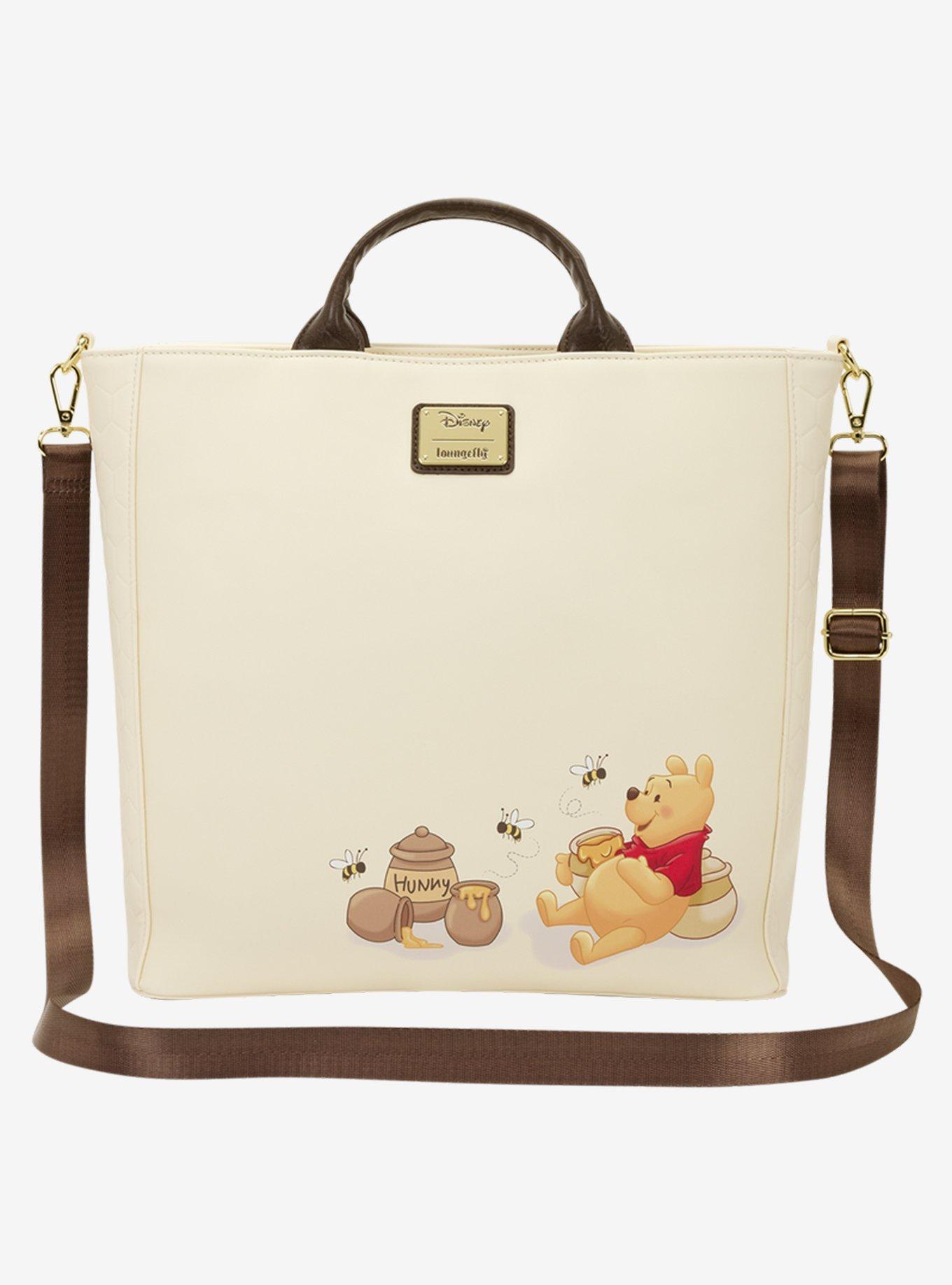 Loungefly Disney Winnie the Pooh Hundred Acre Wood Map Pin Display Tote Bag, , hi-res