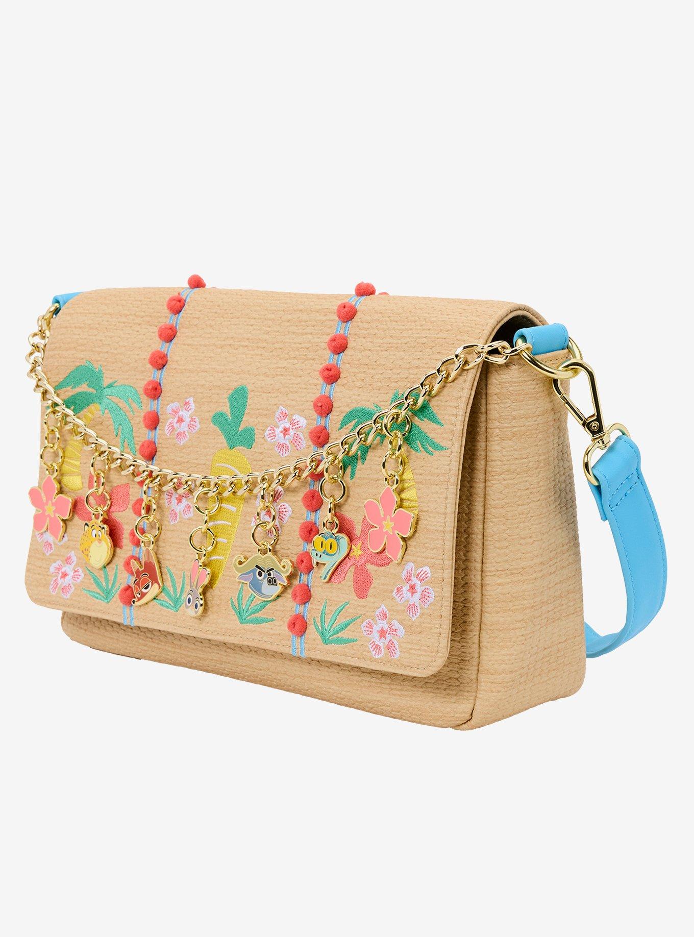 Loungefly Disney Zootopia 2 Tropical Embroidered Crossbody Bag, , alternate