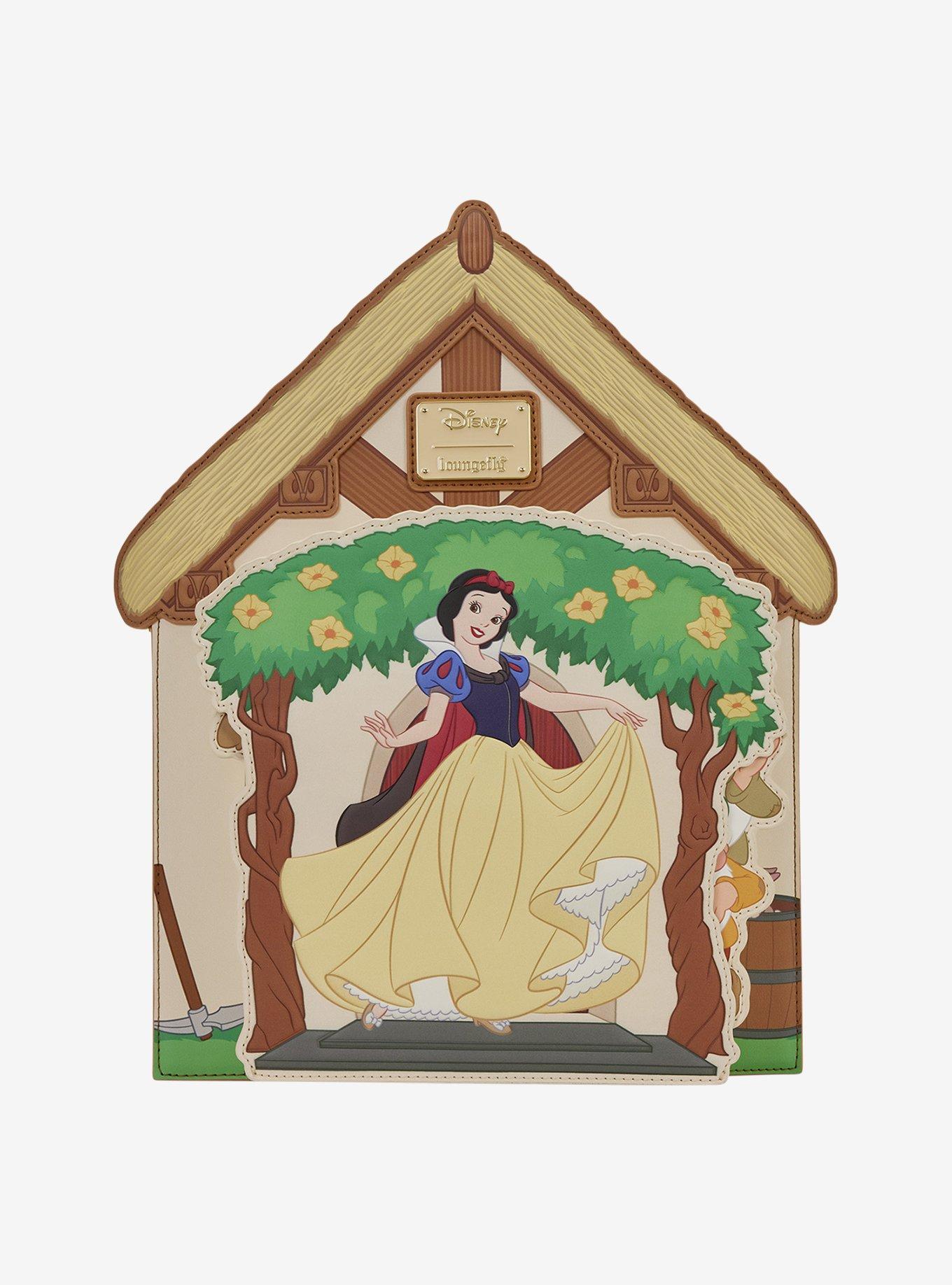 Loungefly Disney Snow White and the Seven Dwarfs Cottage Figural Mini Backpack, , hi-res