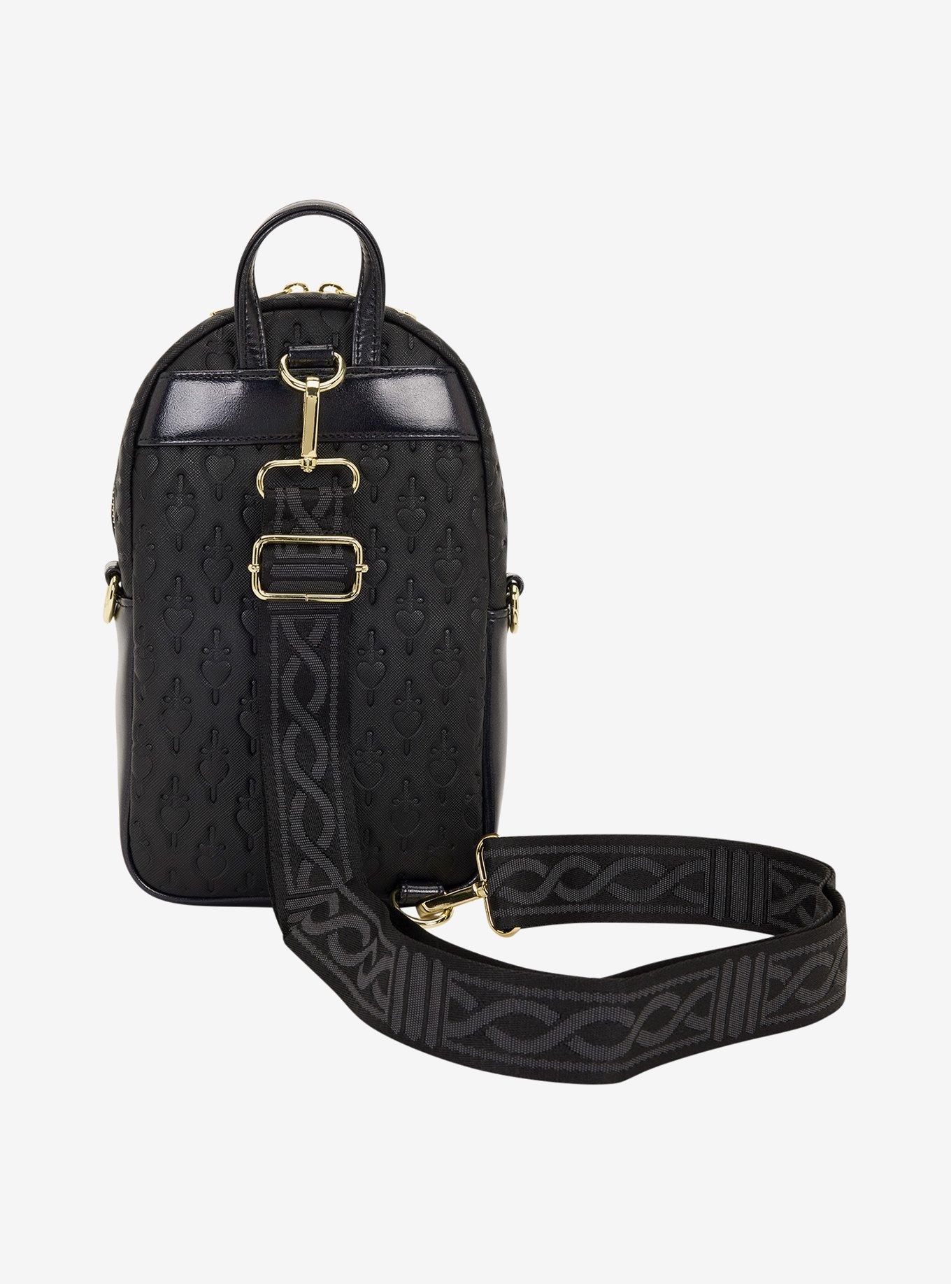 Loungefly Disney Snow White and the Seven Dwarfs Evil Queen Sling Bag, , hi-res