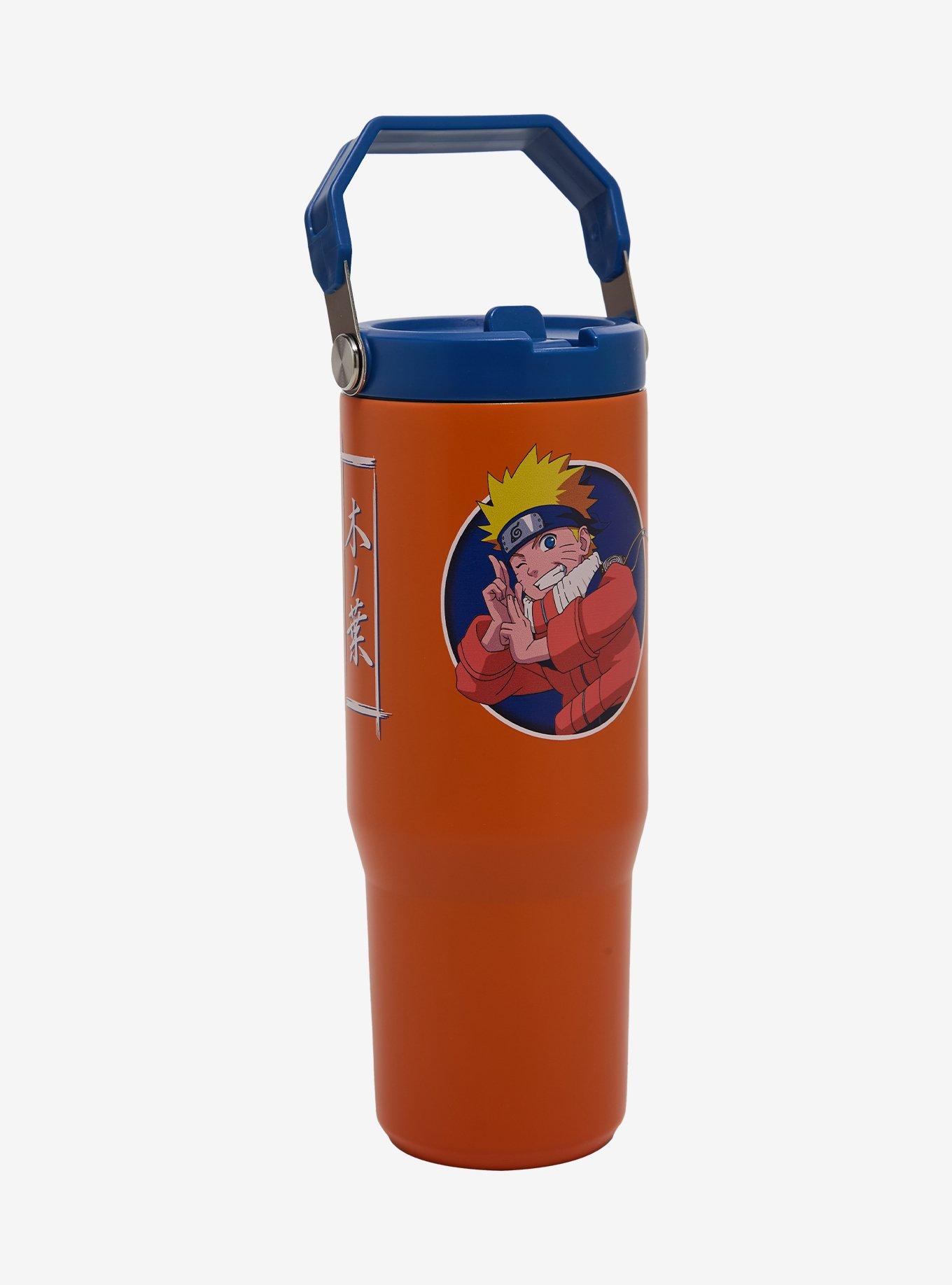 Naruto Shippuden Icons Stainless Steel Water Bottle, , hi-res