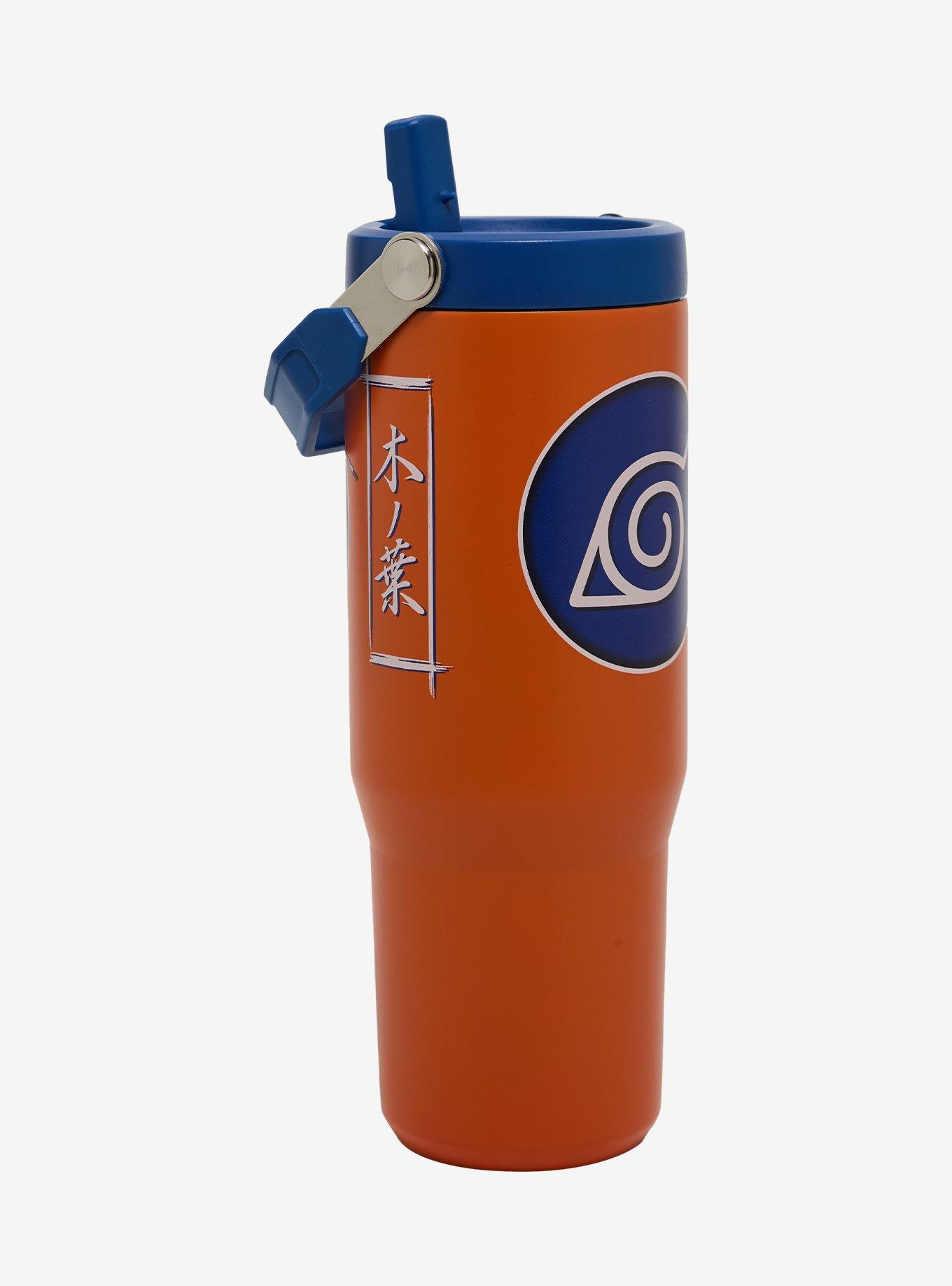 Naruto Shippuden Icons Stainless Steel Water Bottle, , alternate