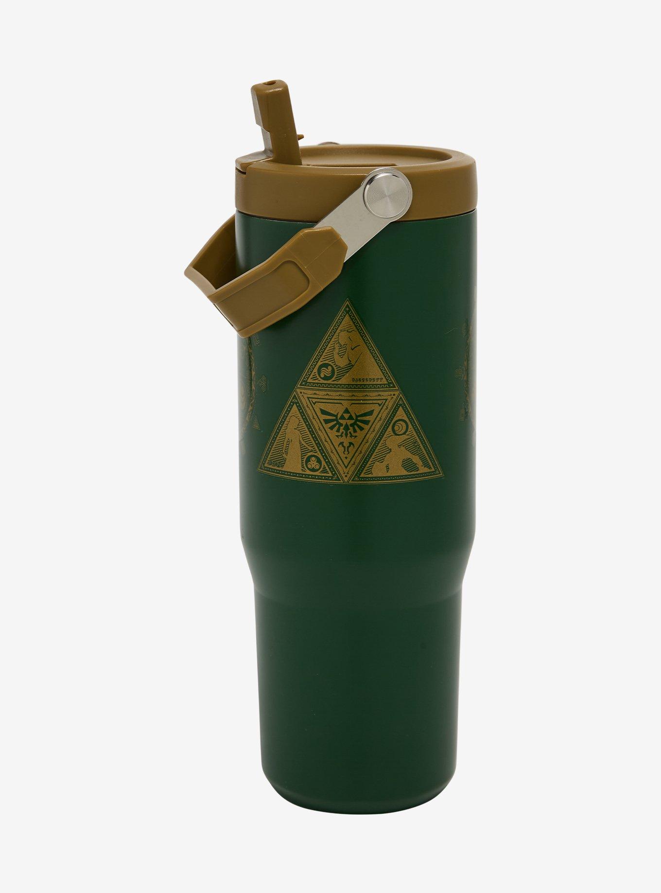 Nintendo The Legend of Zelda Icons Stainless Steel Water Bottle, , alternate