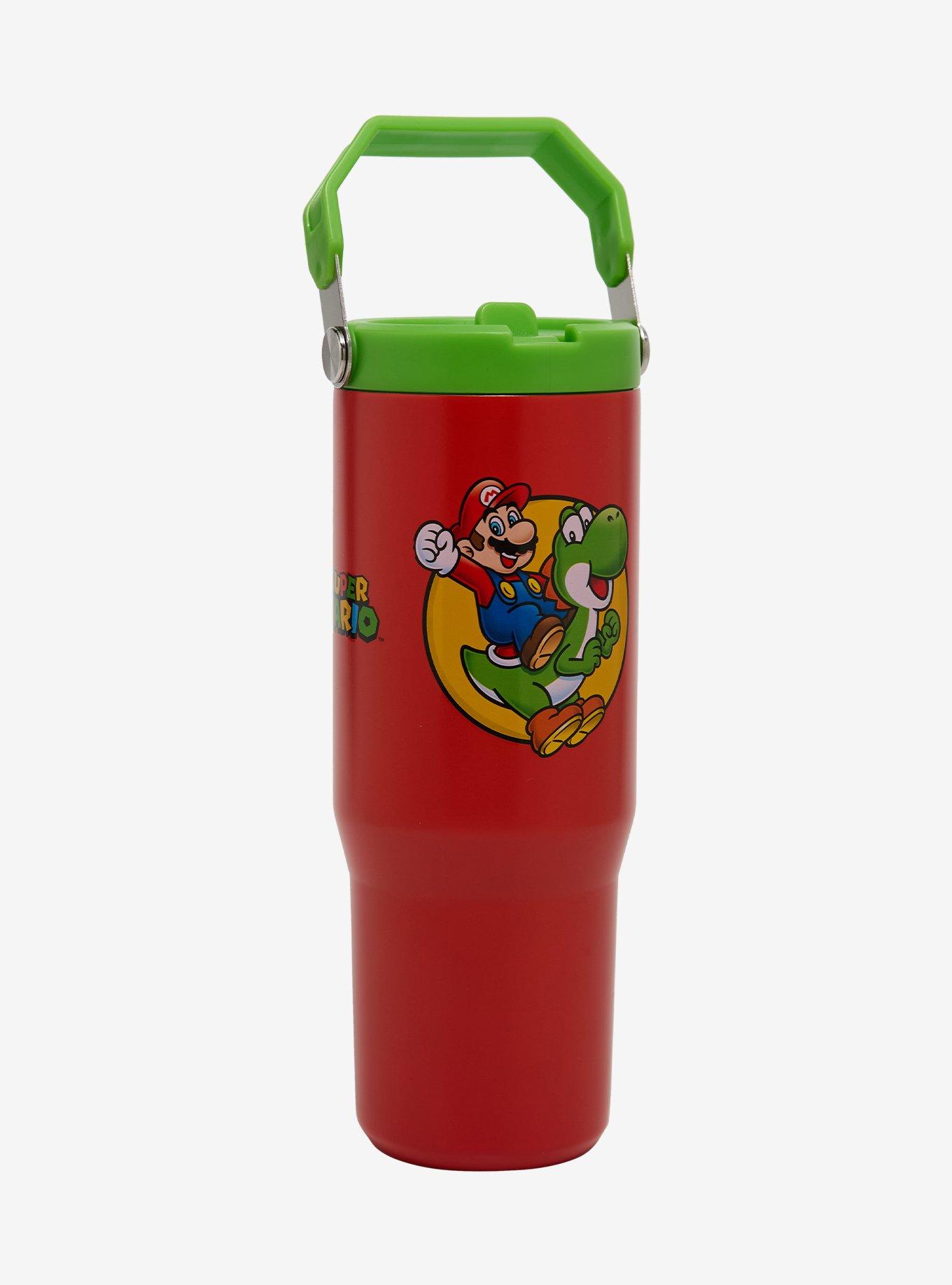 Nintendo Super Mario Yoshi & Mario Flip Straw Tumbler, , hi-res