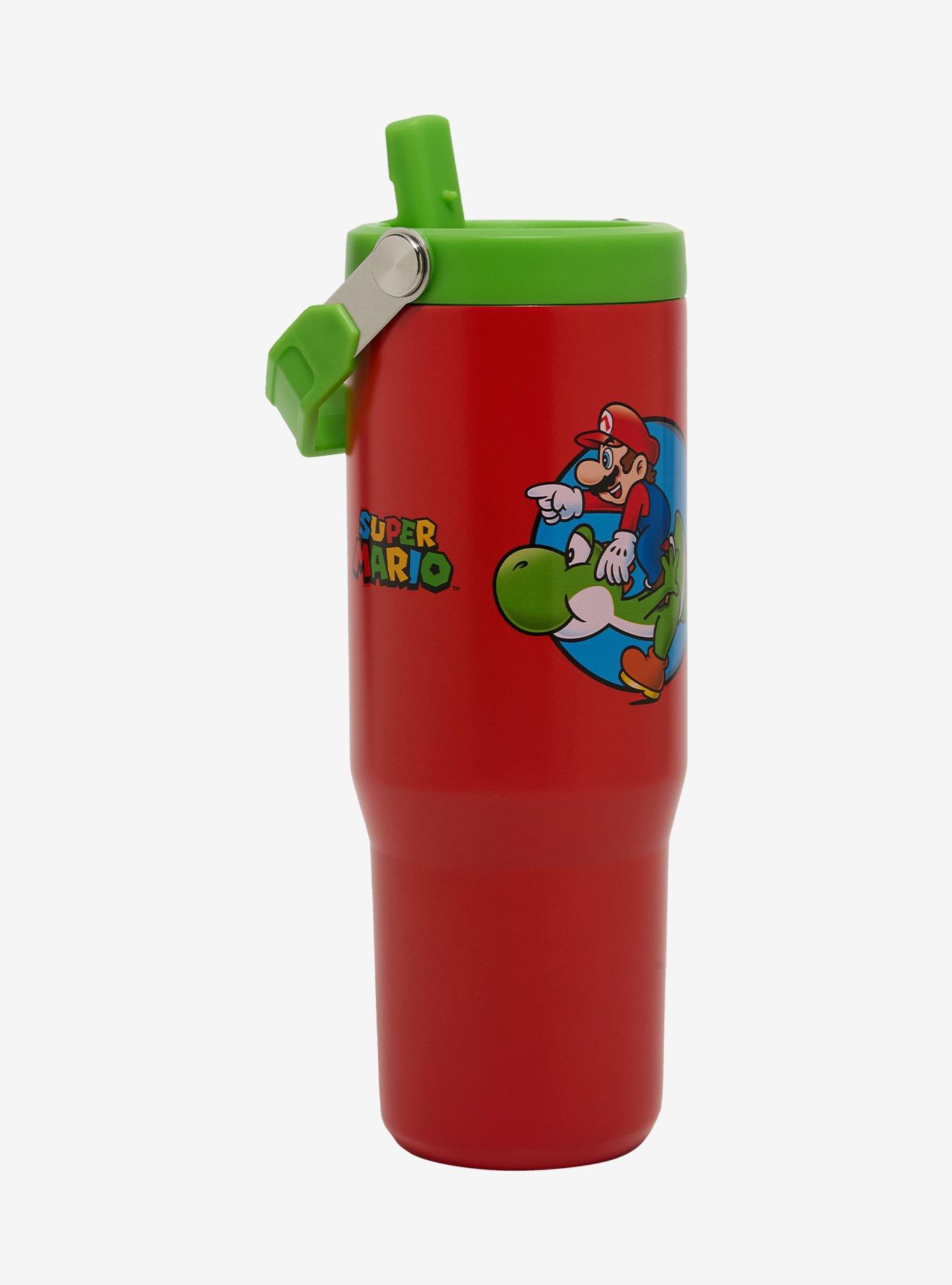 Nintendo Super Mario Yoshi & Mario Flip Straw Tumbler, , alternate