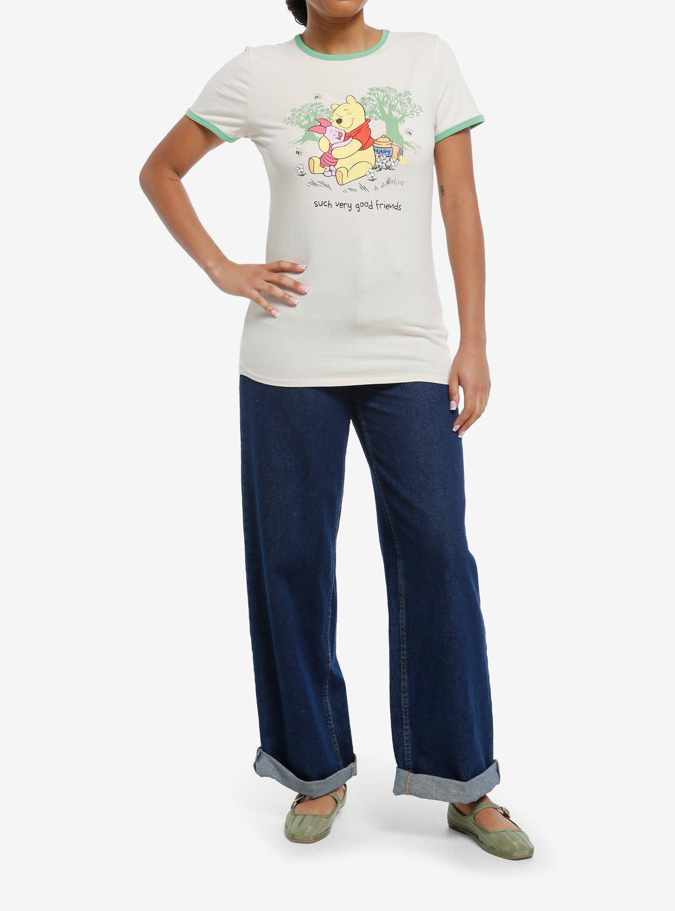 Disney Winnie The Pooh Hug Girls Ringer T-Shirt, , hi-res
