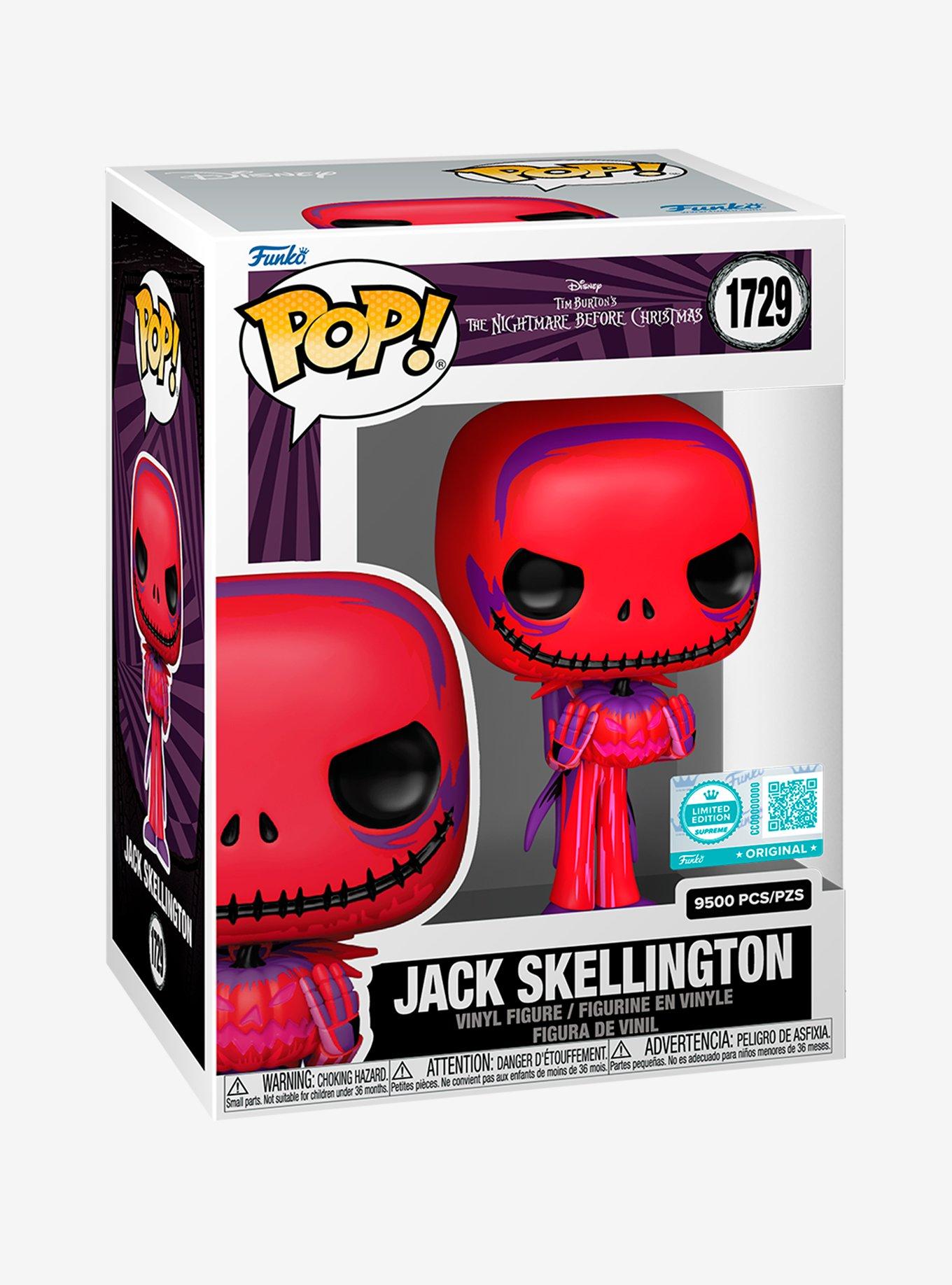 Funko The Nightmare Before Christmas Pop! Jack Skellington (Supreme) Vinyl Figure Hot Topic Exclusive, , hi-res