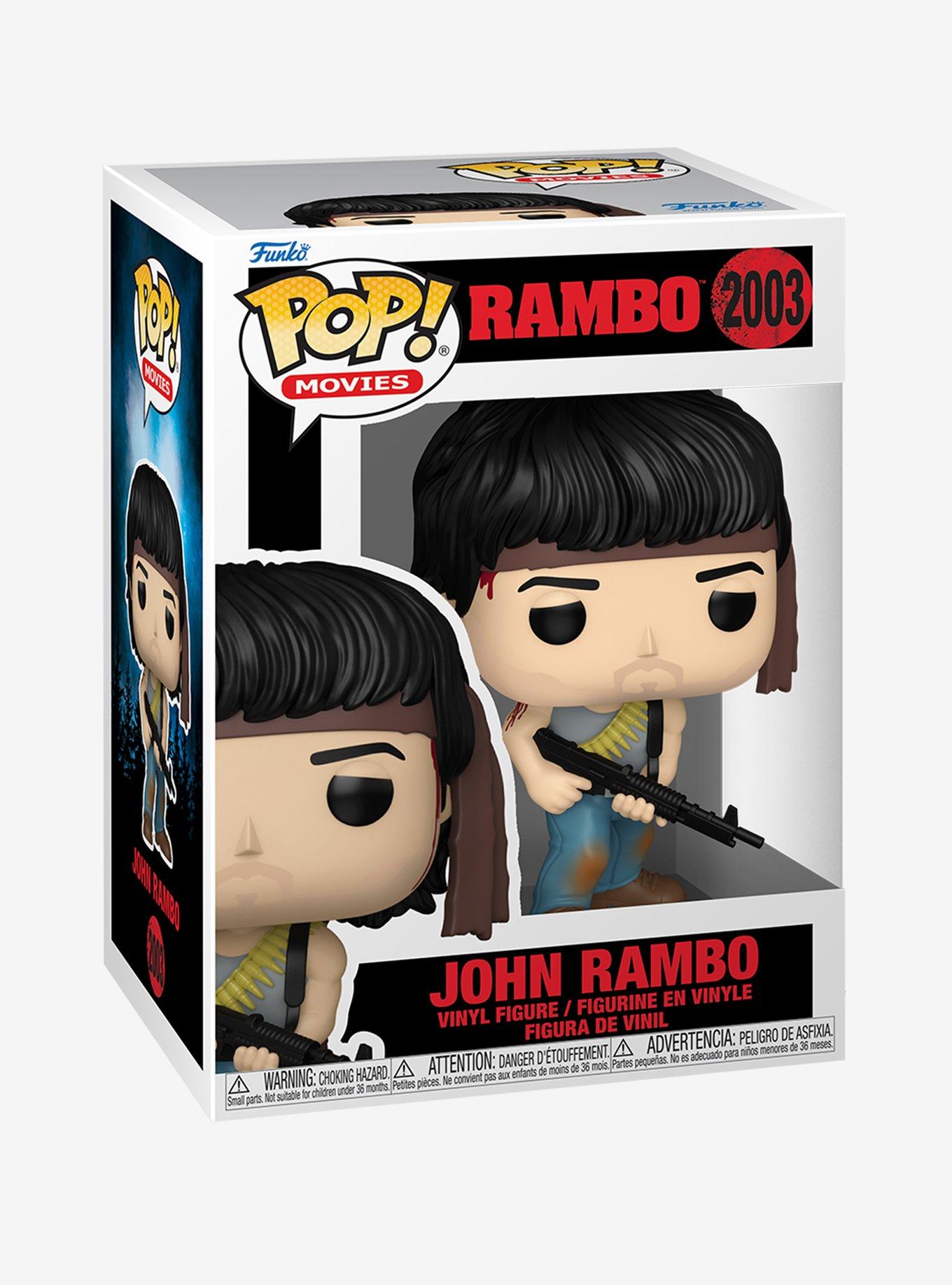 Funko Rambo: First Blood Pop! Movies Rambo With Machine Gun Vinyl Figure, , hi-res