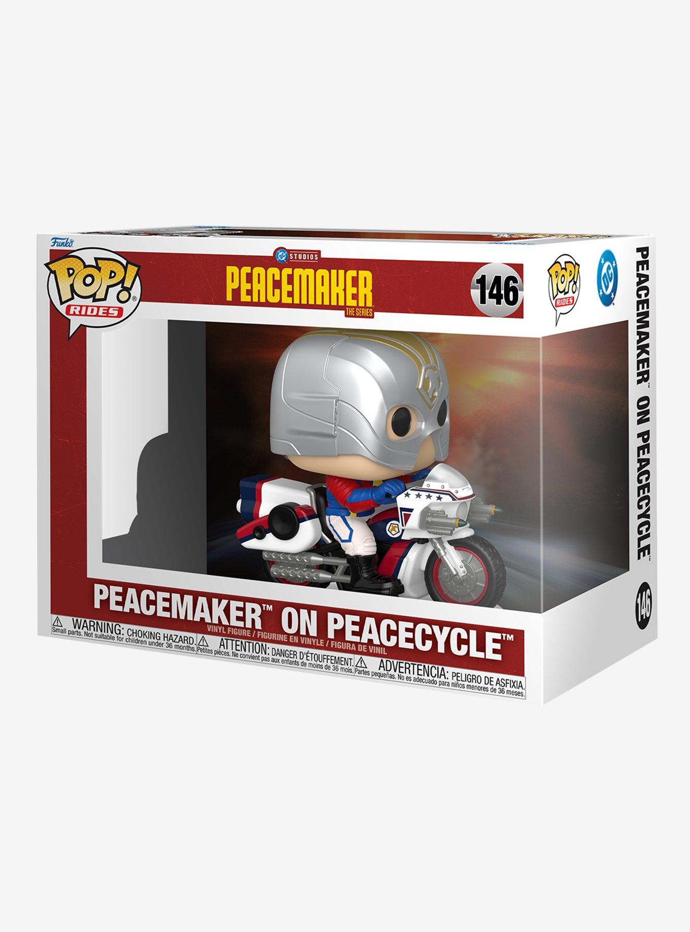 Funko DC Comics Peacemaker Pop! Rides Peacemaker On Peacecycle Vinyl Figure, , hi-res