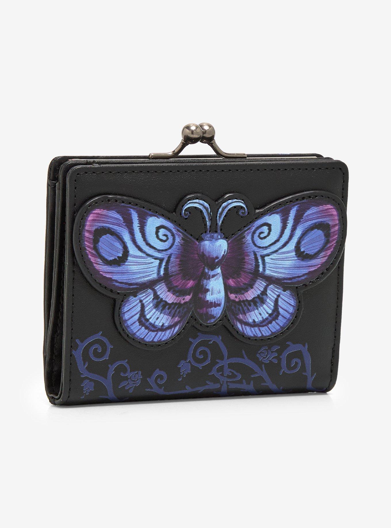 Corpse Bride Emily Butterfly Kisslock Mini Wallet, , hi-res