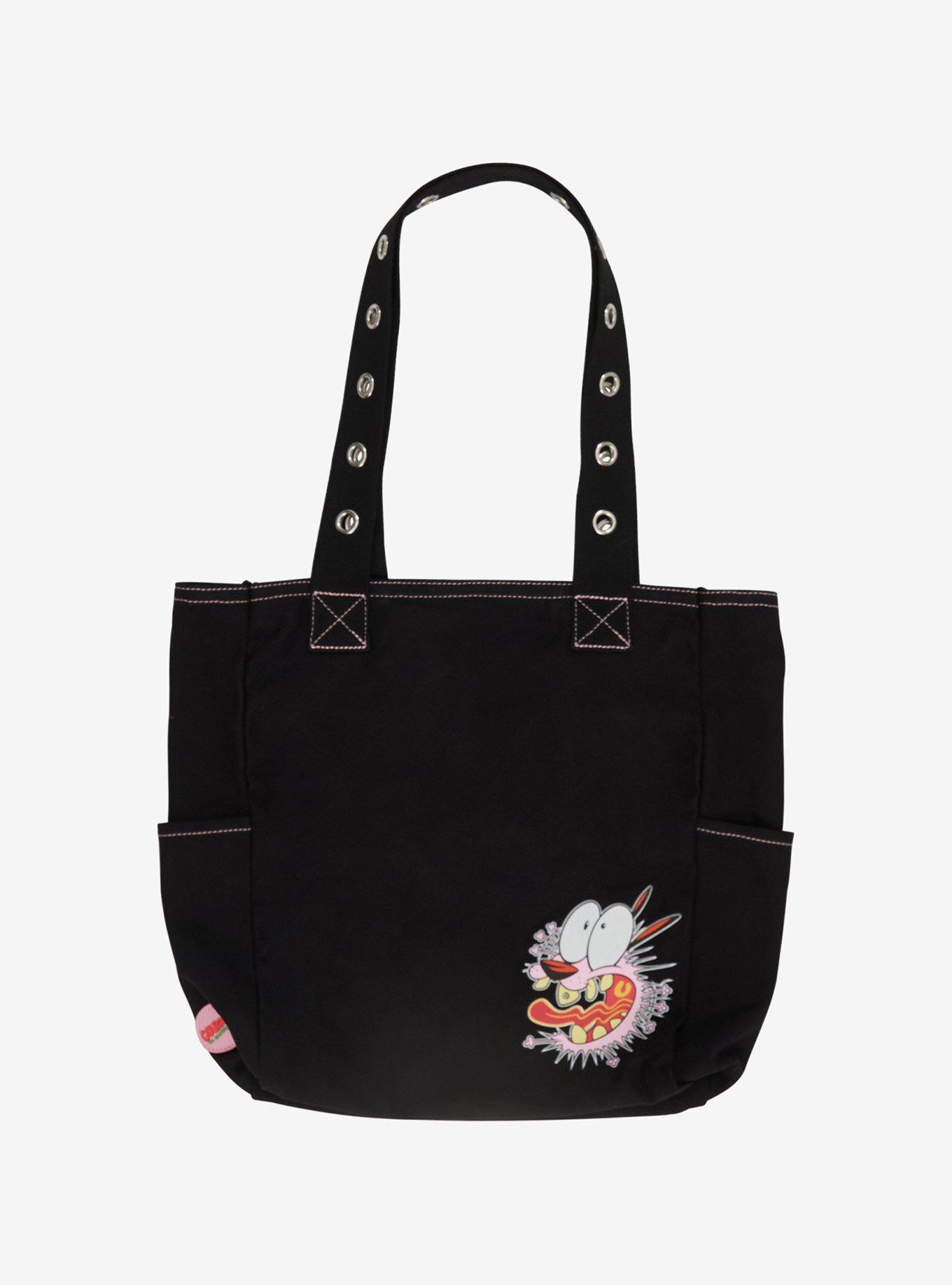Courage The Cowardly Dog Grommet Tote Bag With Charm, , hi-res