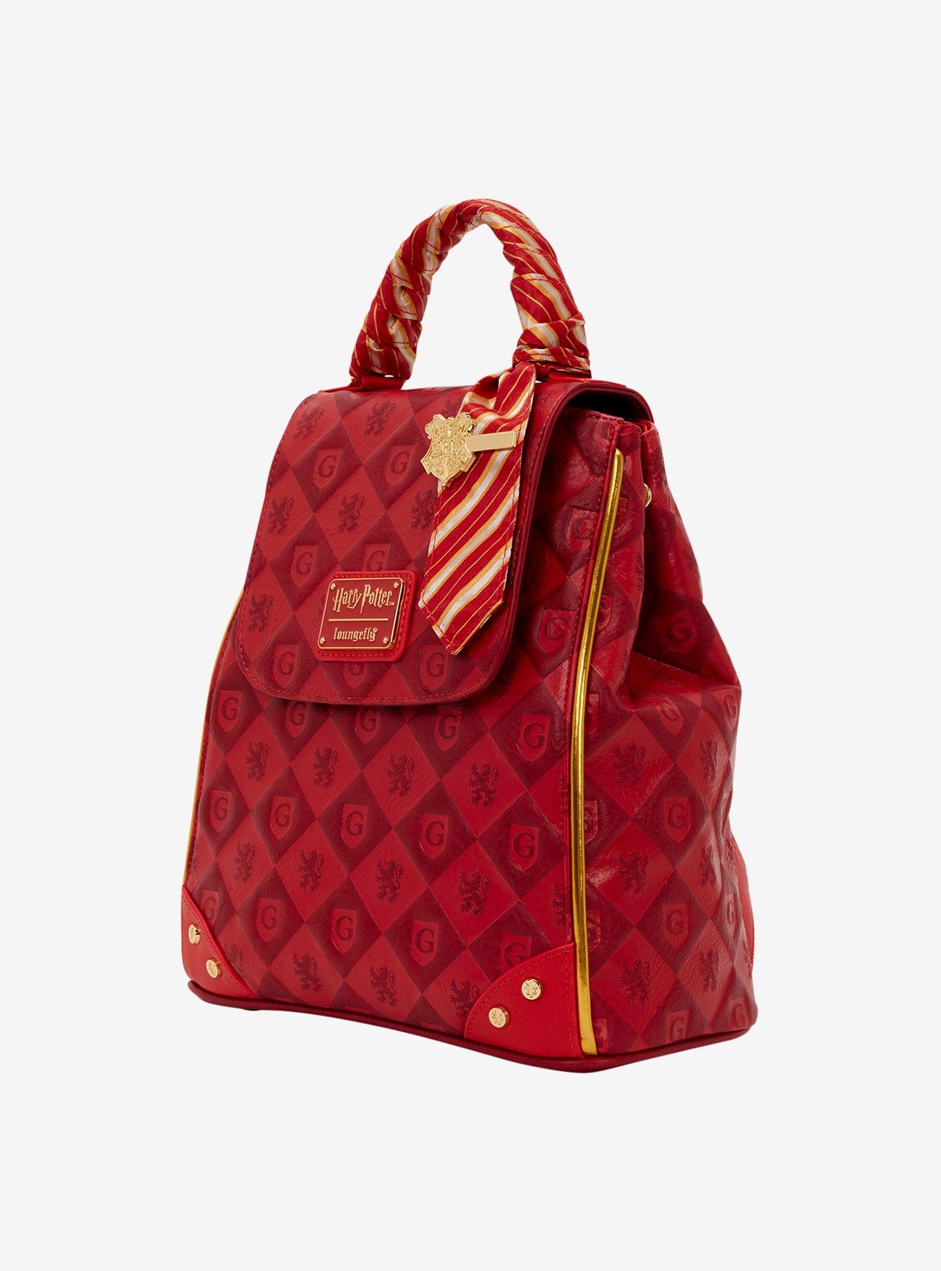 Loungefly Harry Potter Gryffindor Crest Flap Mini Backpack, , hi-res