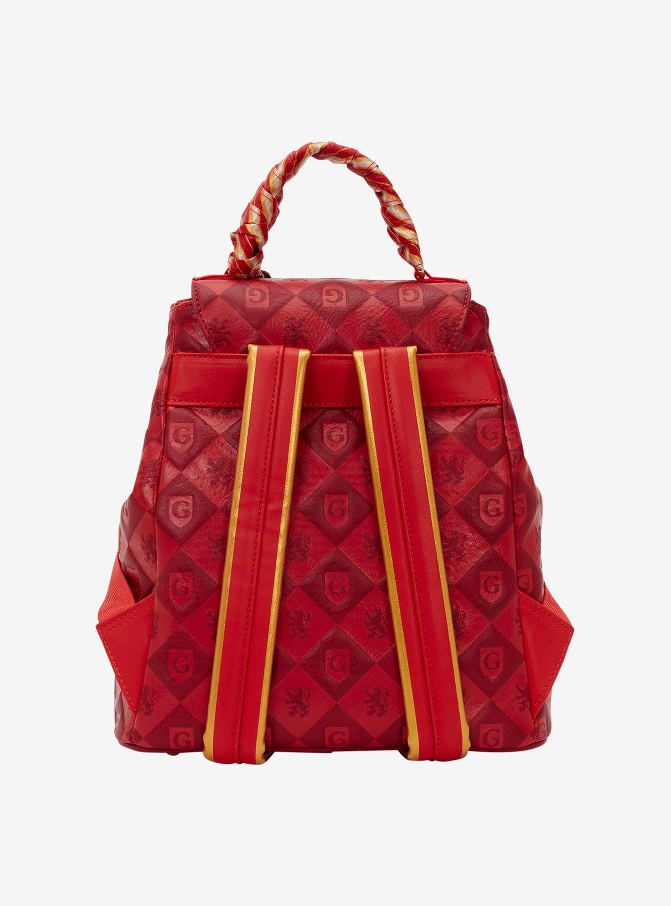 Loungefly Harry Potter Gryffindor Crest Flap Mini Backpack, , alternate