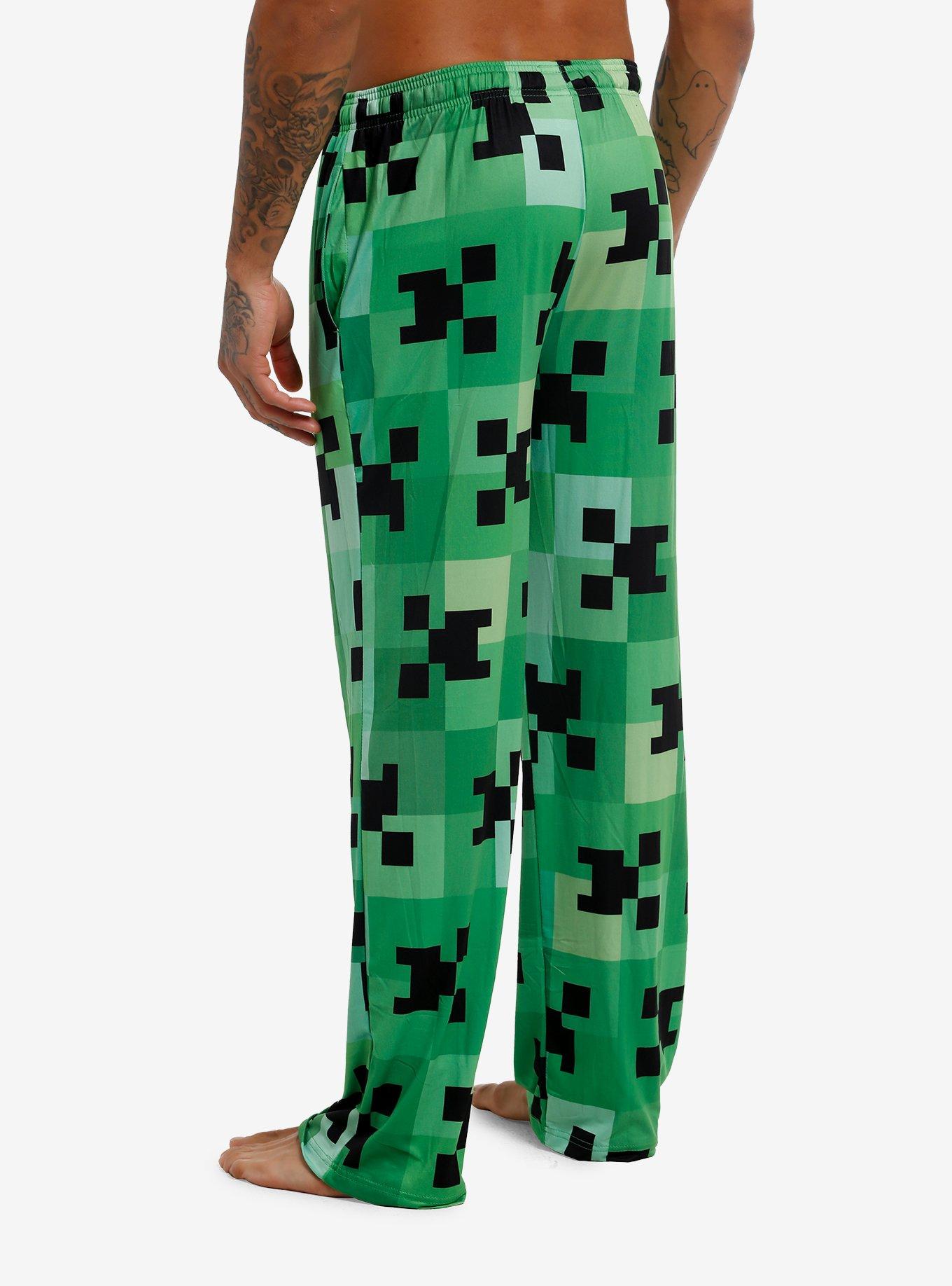 Minecraft Creeper Pajama Pants, , hi-res