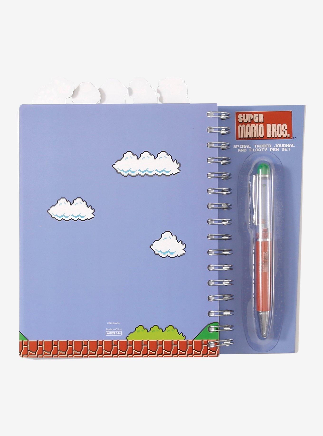 Nintendo Super Mario Bros. Figural Tab Journal and Pen Set - BoxLunch Exclusive