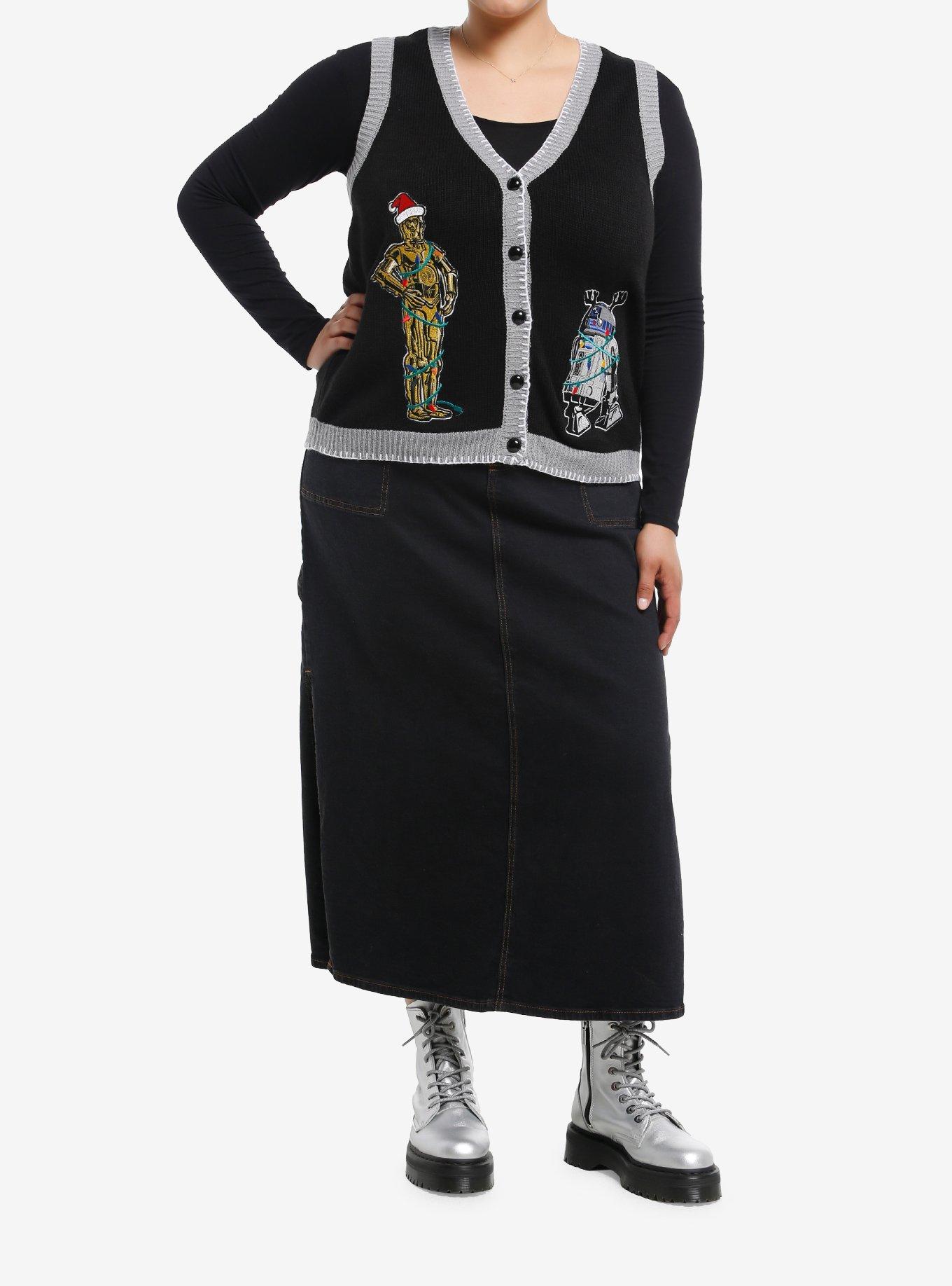 Star Wars Droids Holiday Sweater Vest Plus Size, , hi-res