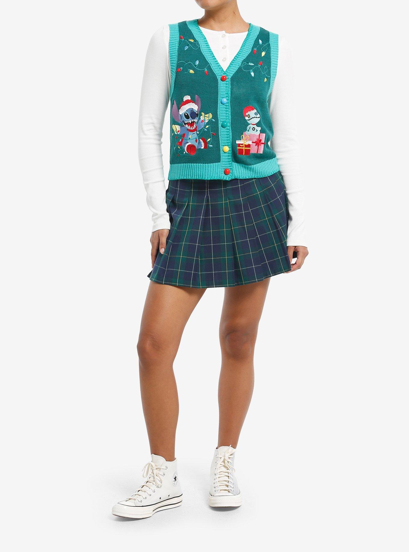 Disney Stitch Holiday Sweater Vest, , hi-res