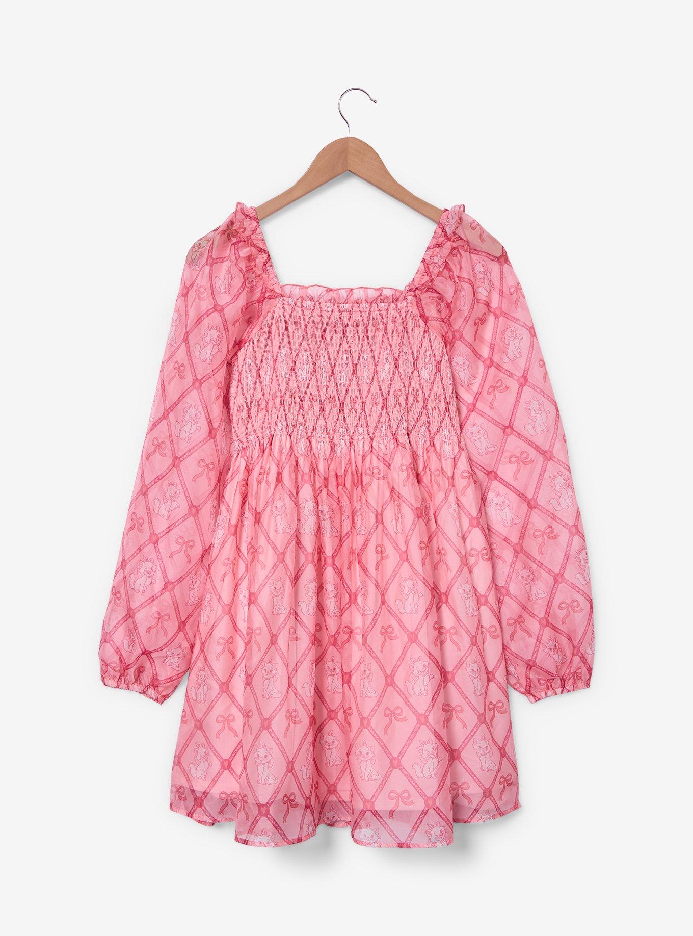 Disney The Aristocats Marie Chiffon Dress, PINK, alternate - view 3