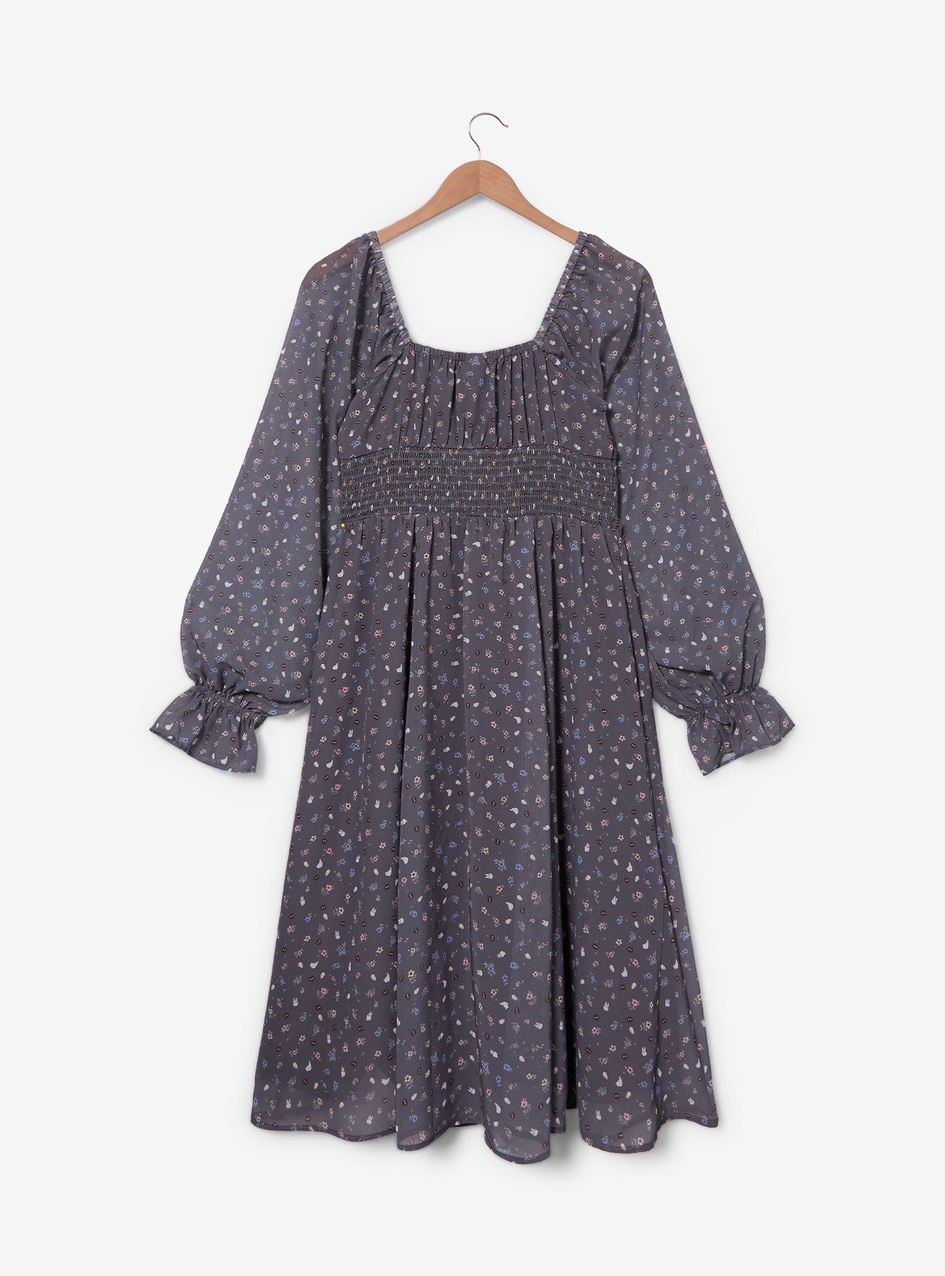 Studio Ghibli&reg; My Neighbor Totoro Icons Floral Dress Plus Size, , hi-res