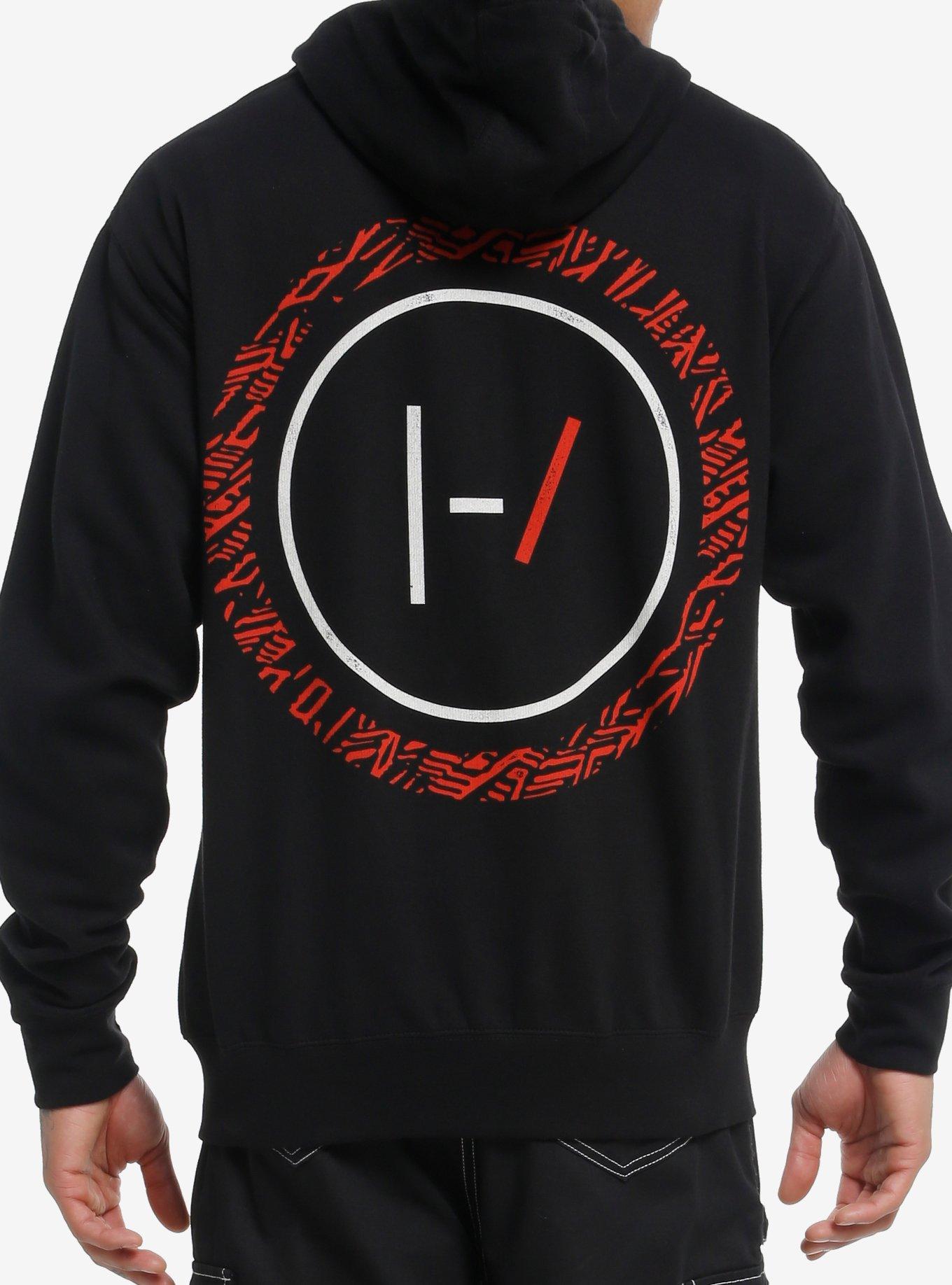 Twenty One Pilots Blurryface Symbols Hoodie, , hi-res