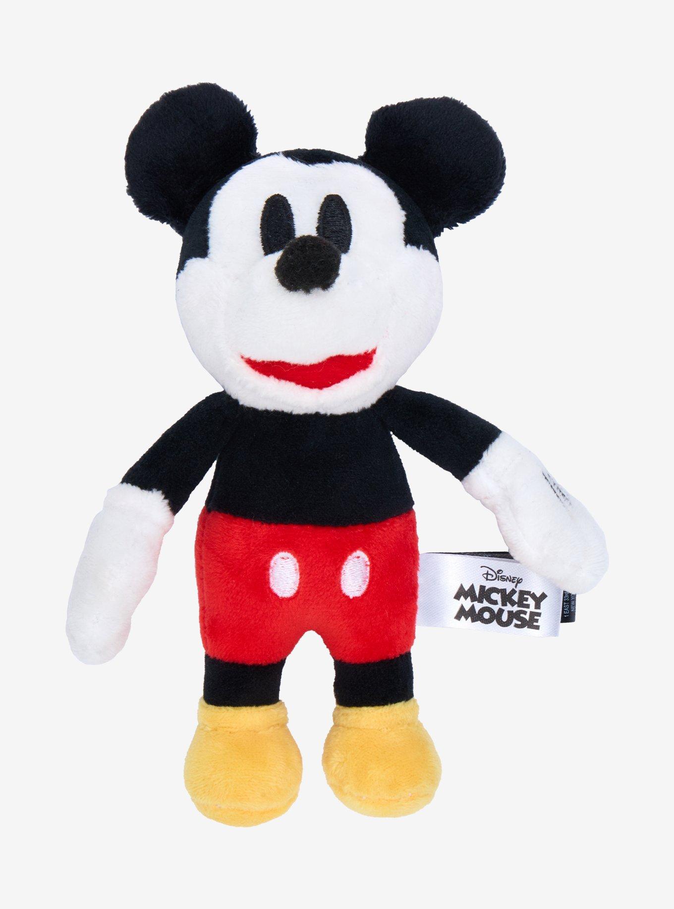 Disney Mickey Mouse Apple Hat Plush Keychain - BoxLunch Exclusive, , hi-res