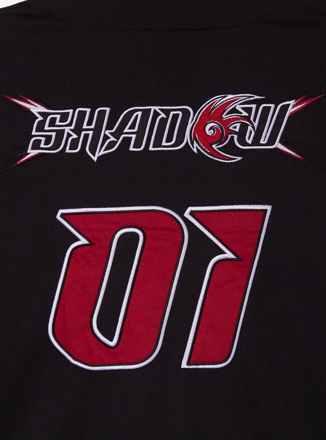 Sonic the Hedgehog Shadow Icons Baseball Jersey &mdash; BoxLunch Exclusive, BLACK, alternate