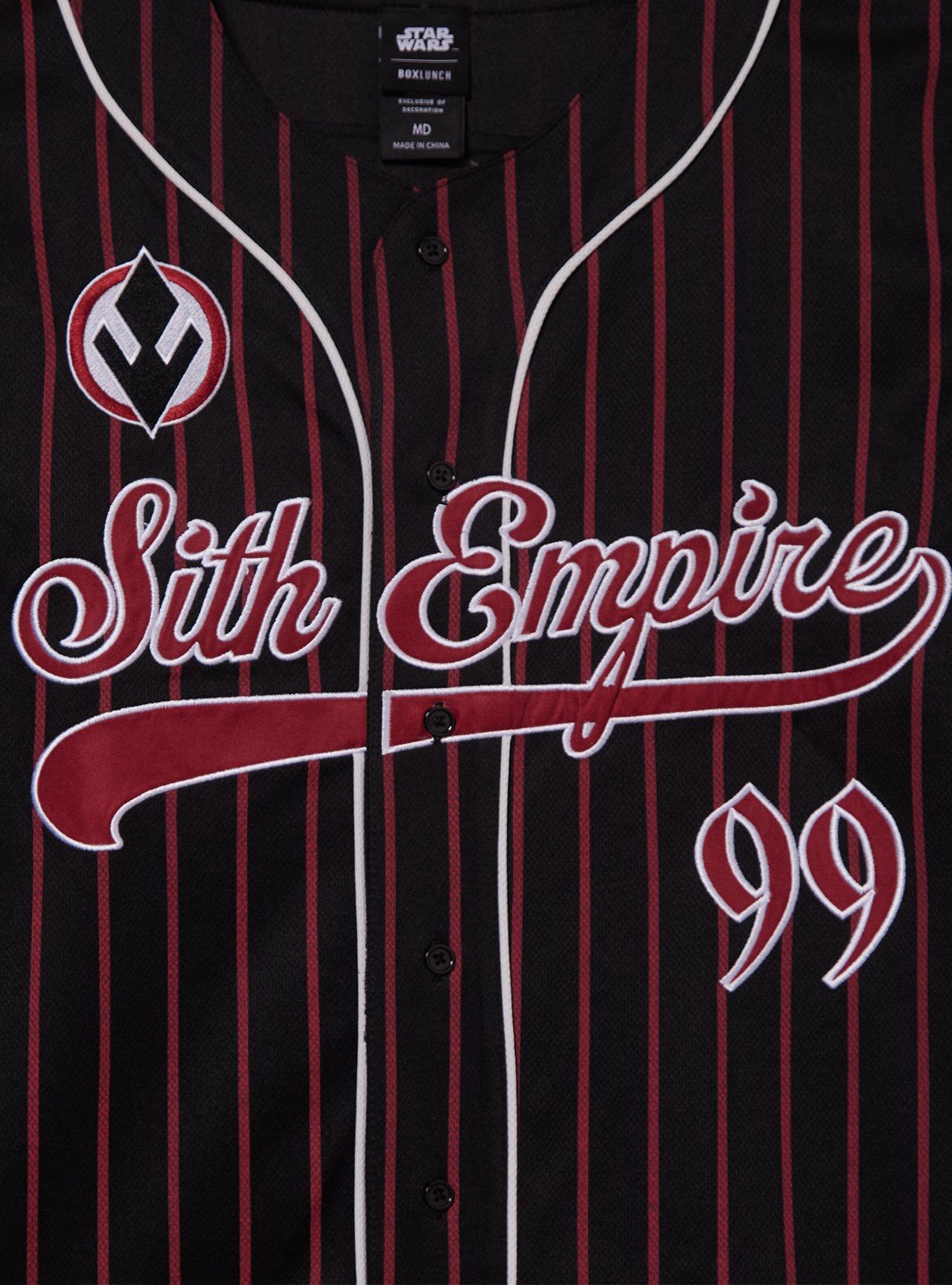 Star Wars Darth Maul Sith Empire Baseball Jersey - BoxLunch Exclusive, BLACK, alternate