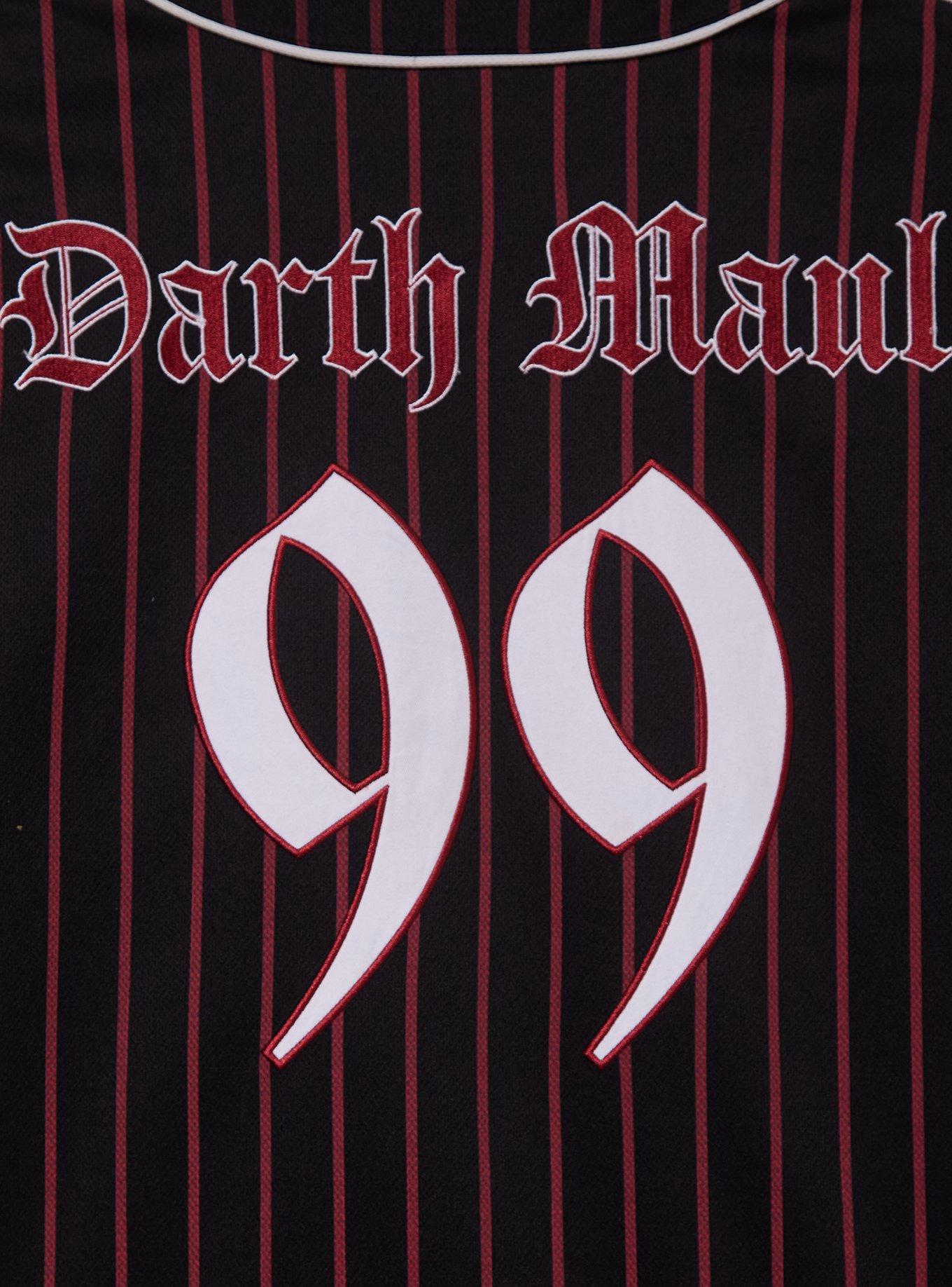 Star Wars Darth Maul Sith Empire Baseball Jersey - BoxLunch Exclusive, BLACK, alternate