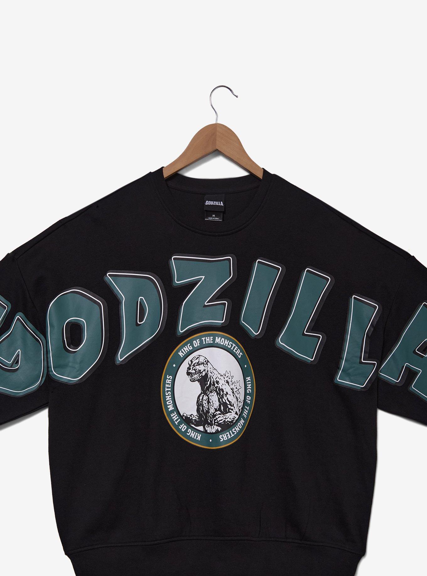 Godzilla Name Graphic Crewneck — BoxLunch Exclusive, , hi-res