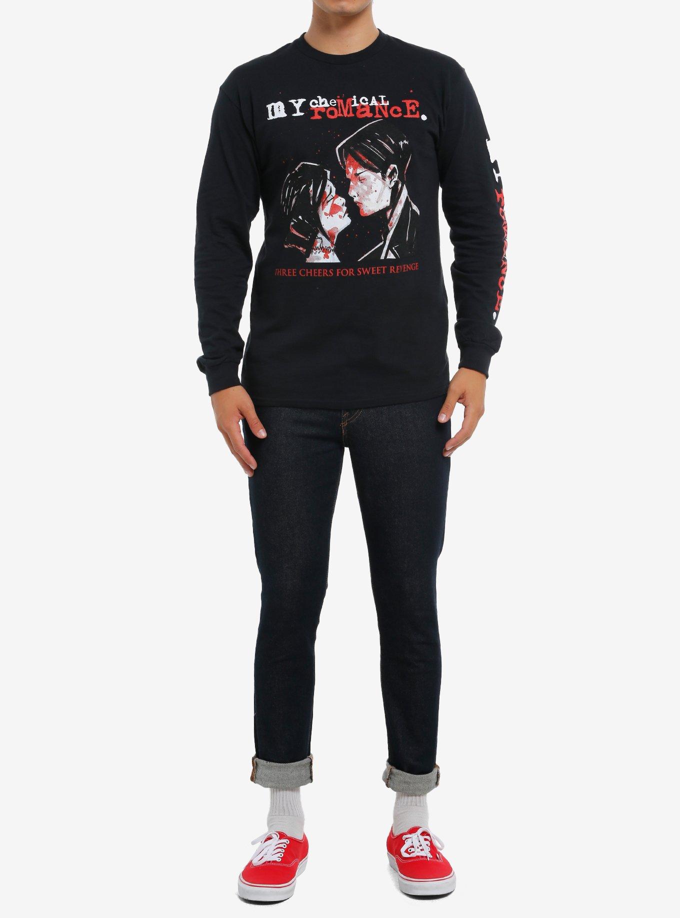 My Chemical Romance Three Cheers For Sweet Revenge I'm Not Okay Long-Sleeve T-Shirt, BLACK, alternate