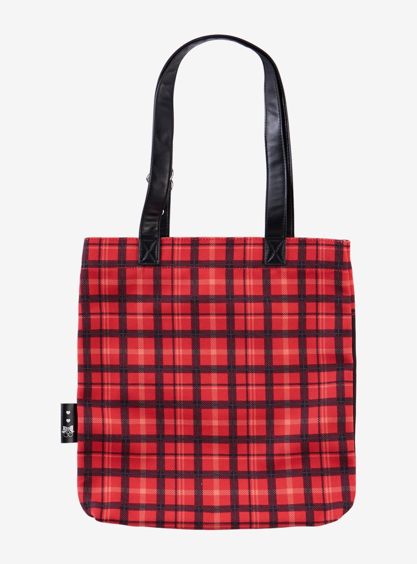 Sanrio Japan Originals Red Plaid Tote Bag, , hi-res