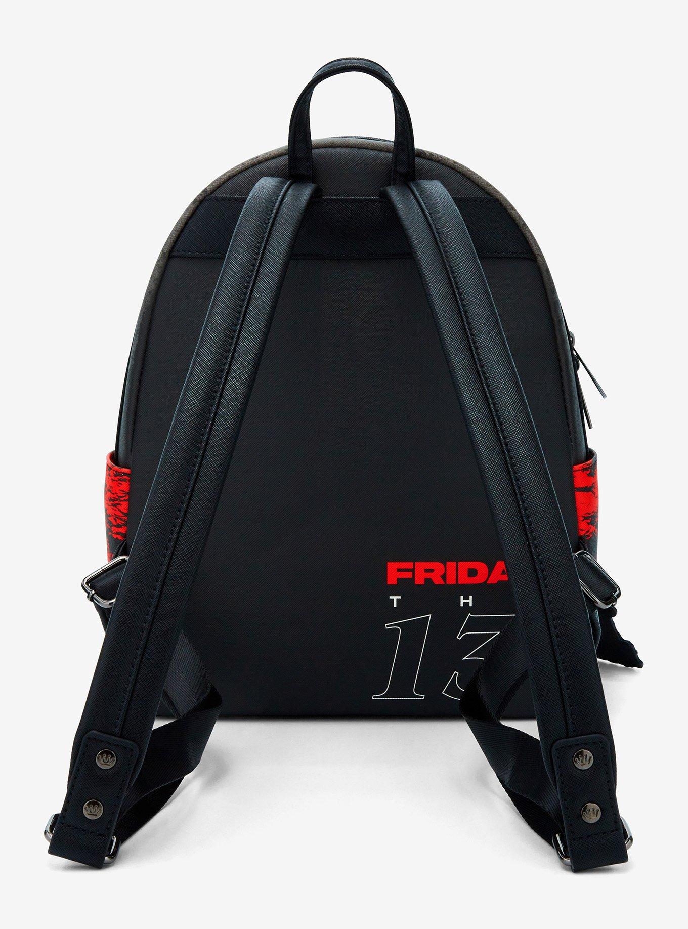 Loungefly Friday The 13th Jason's Mask Mini Backpack, , alternate