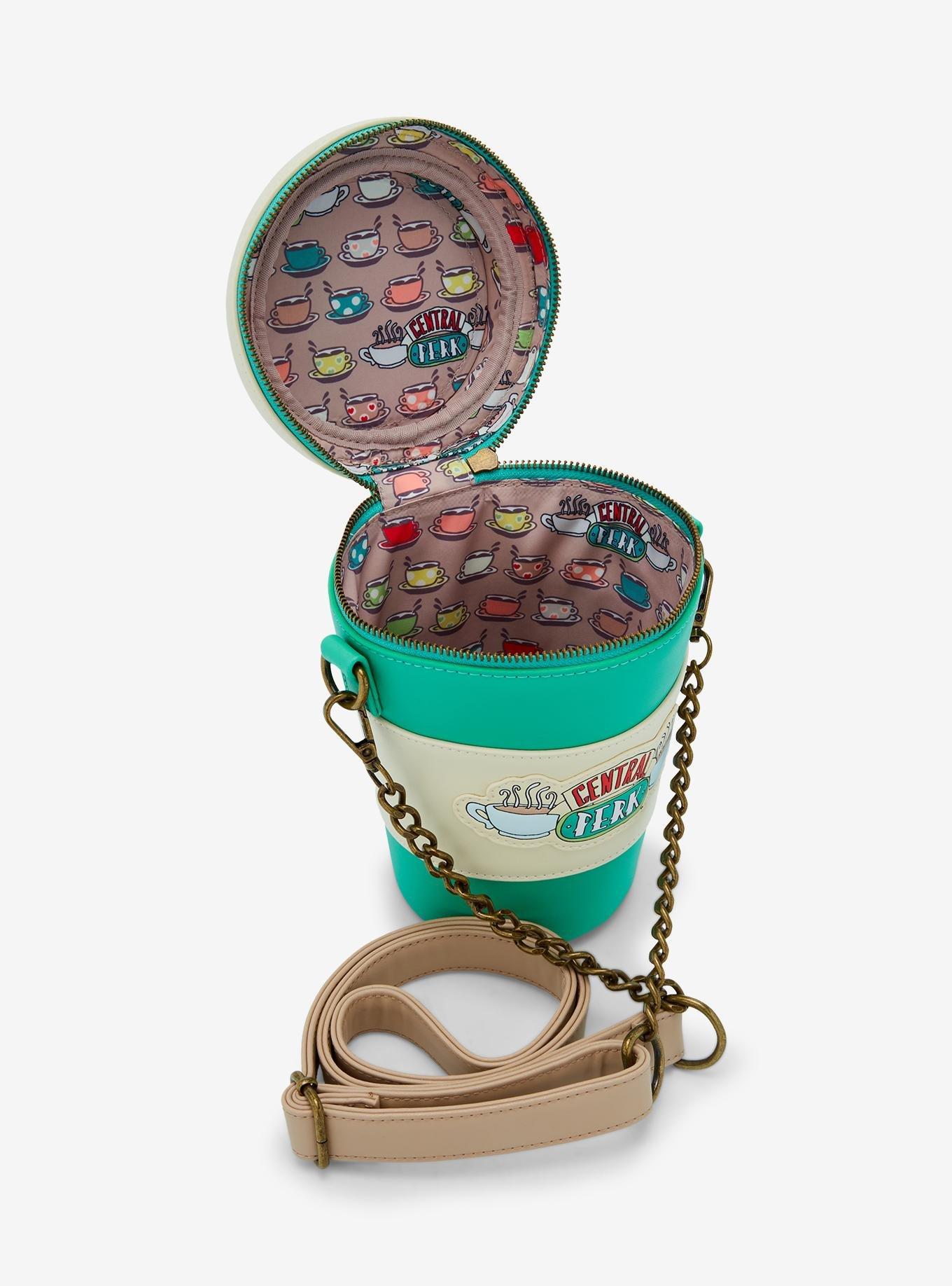 Loungefly Friends Central Perk Coffee Cup Figural Crossbody Bag, , alternate