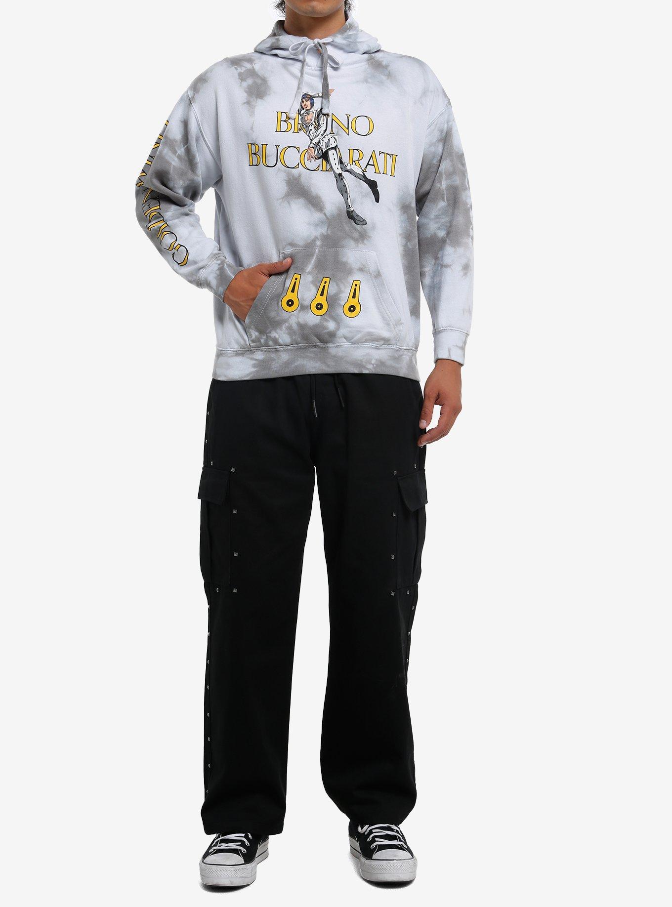 JoJo's Bizarre Adventure Bruno Bucciarati Tie-Dye Hoodie, MULTI, alternate