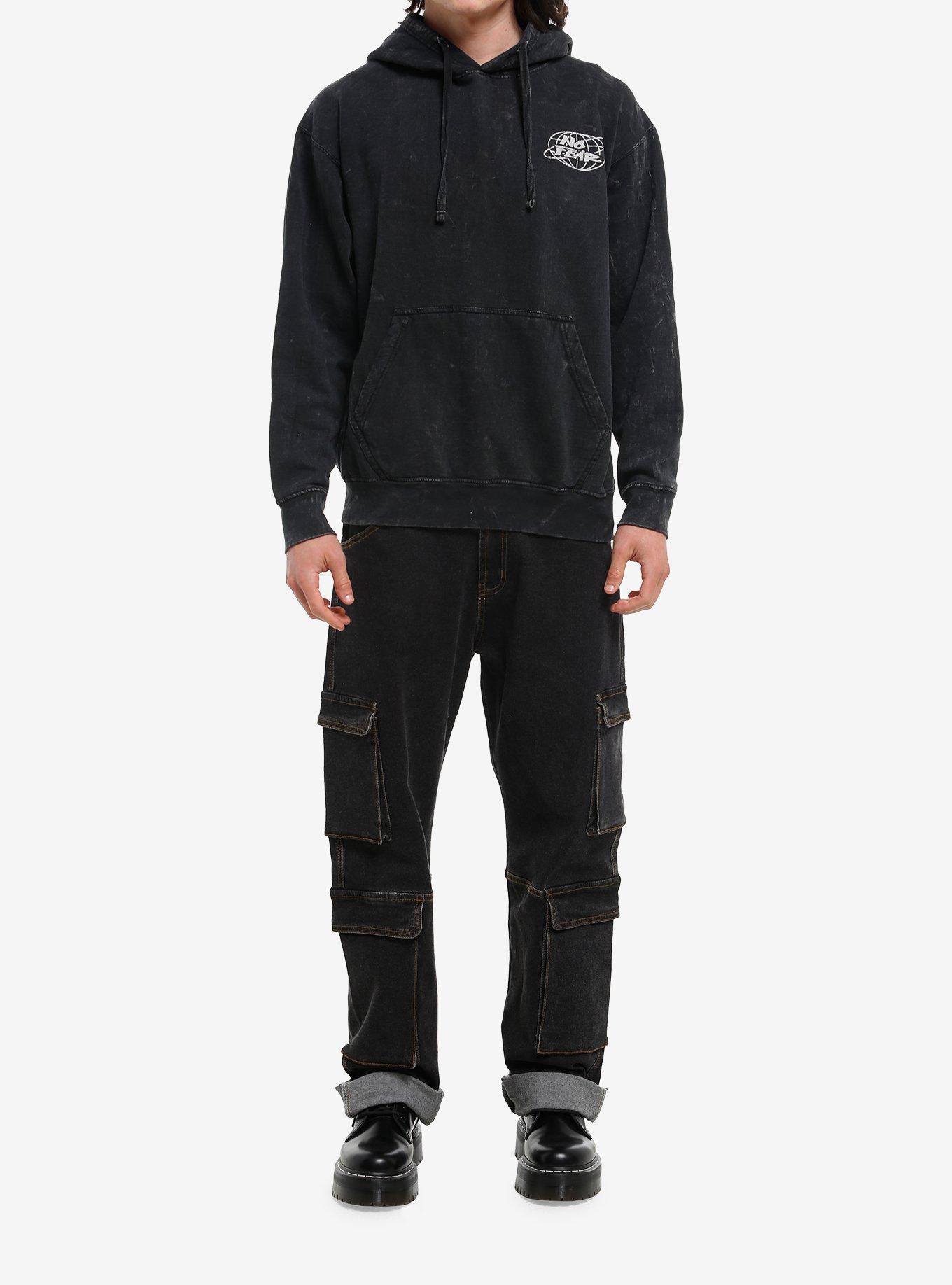No Fear Logo Hoodie, BLACK, alternate