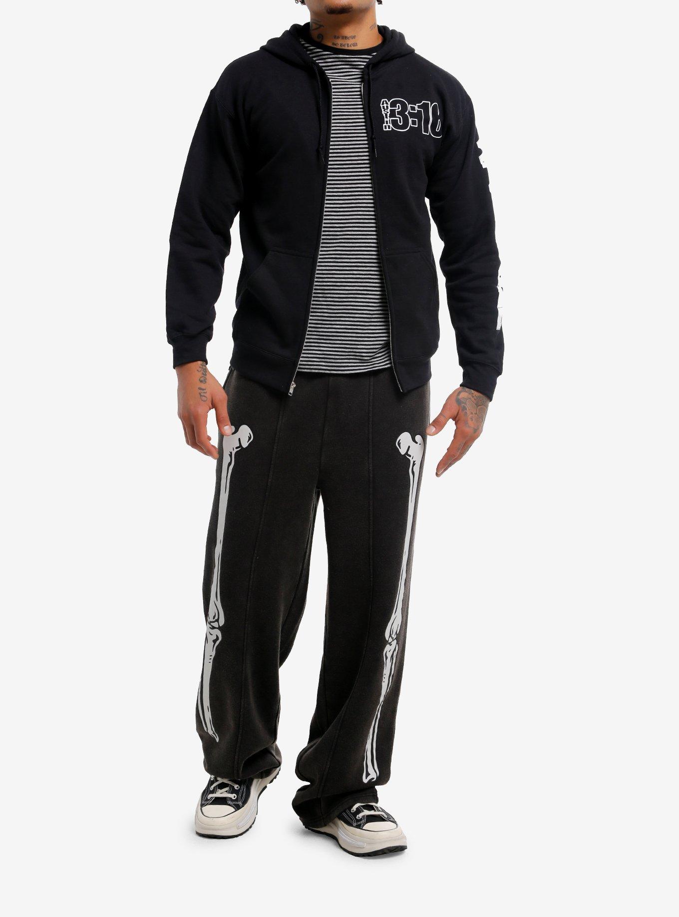 WWE Stone Cold Steve Austin Logo Hoodie, BLACK, alternate