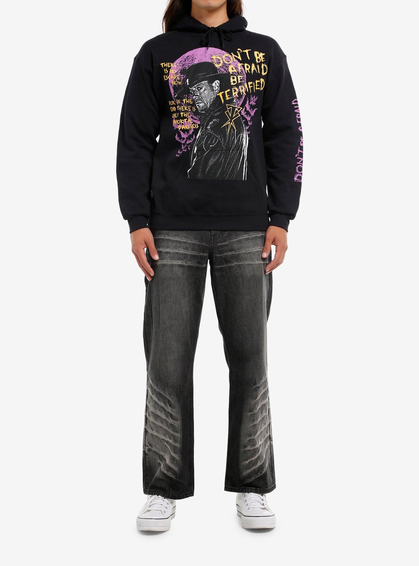 WWE The Undertaker Be Terrified Hoodie, BLACK, alternate
