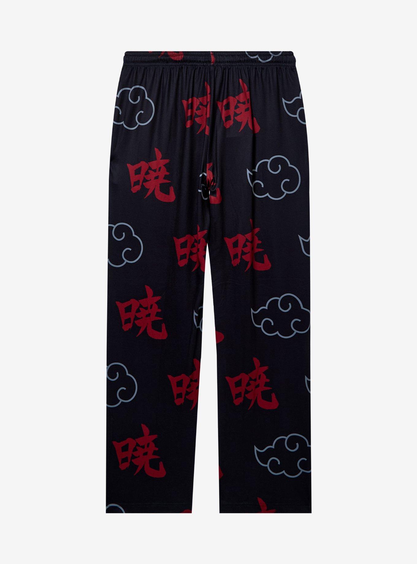 Naruto Shippuden Akatsuki Cloud Sleep Pants — BoxLunch Exclusive, , hi-res