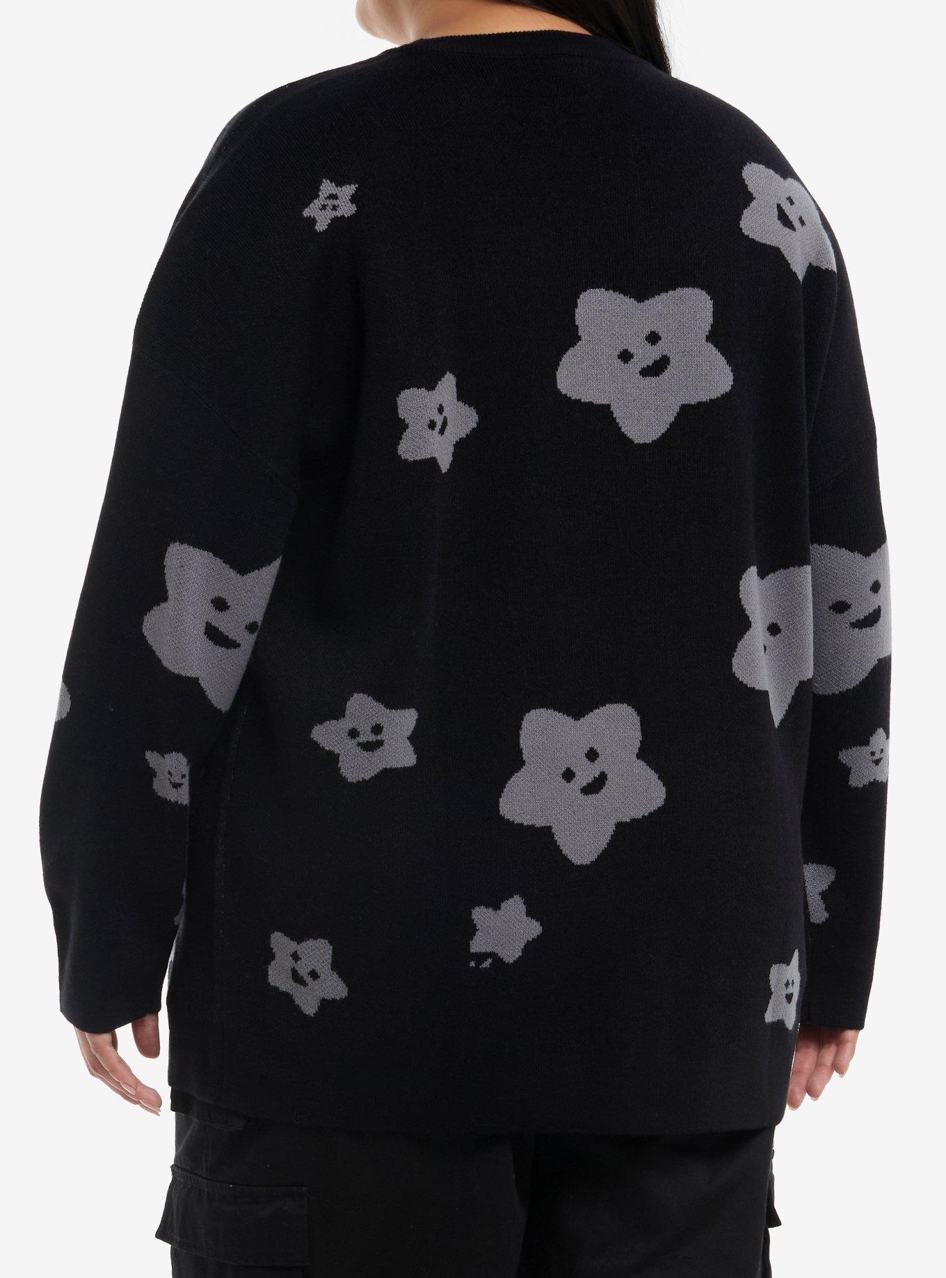 The Amazing World Of Gumball Darwin & Gumball Girls Oversized Sweater Plus Size, MULTI, alternate