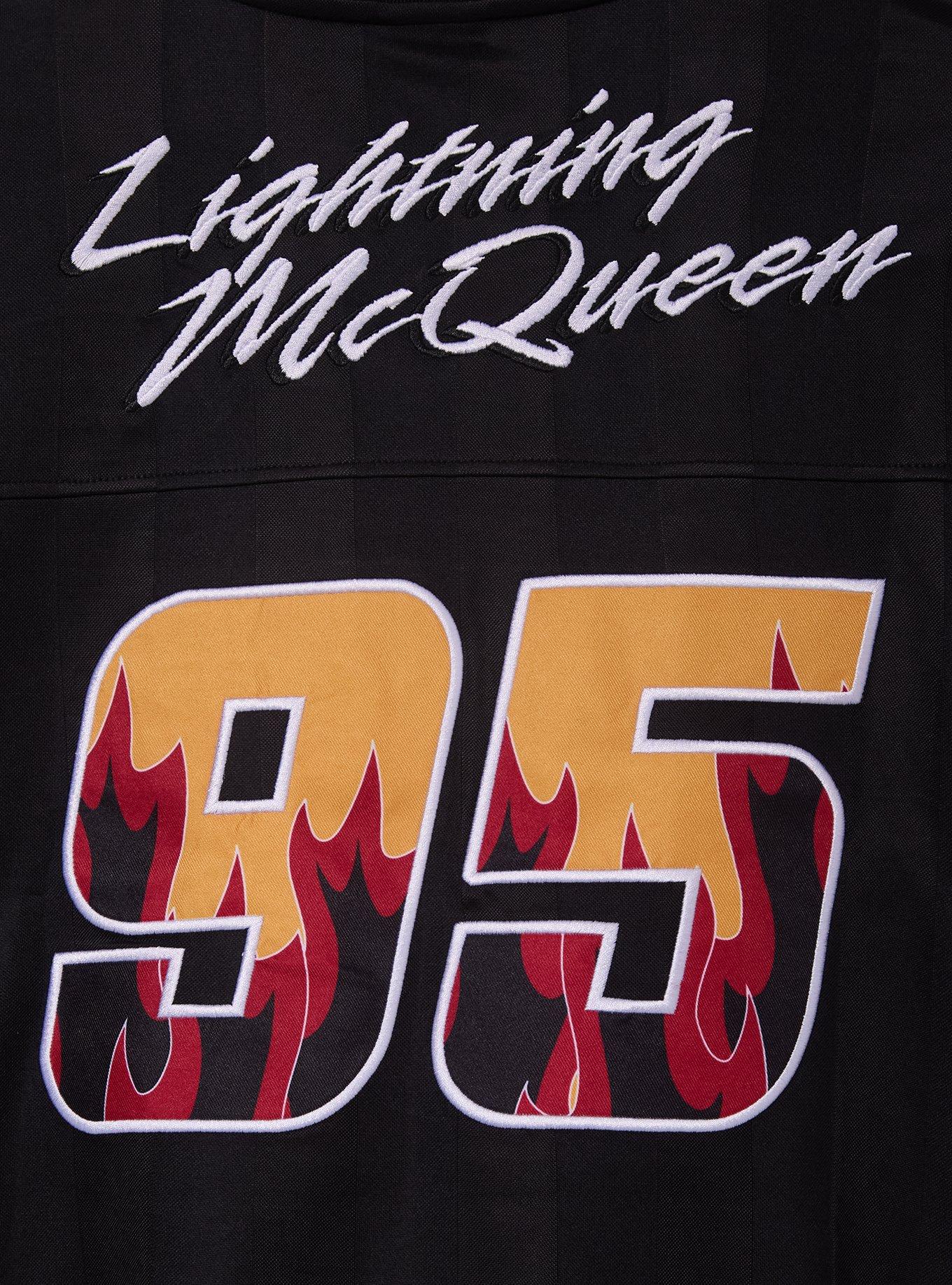 Disney Pixar Cars Lightning McQueen Football Jersey - BoxLunch Exclusive, BLACK, alternate