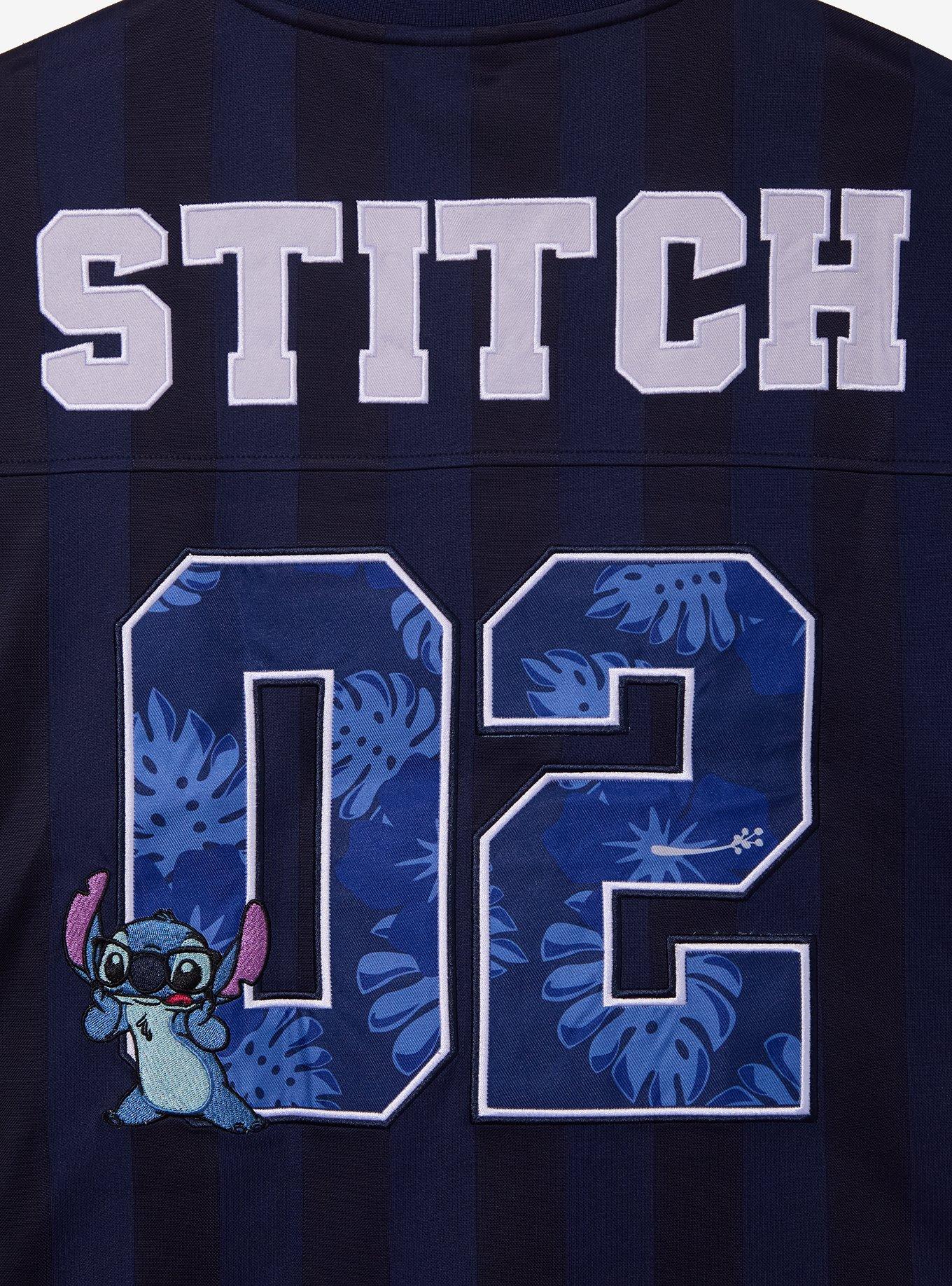 Disney Lilo & Stitch Ohana Football Jersey - BoxLunch Exclusive, BLUE, alternate