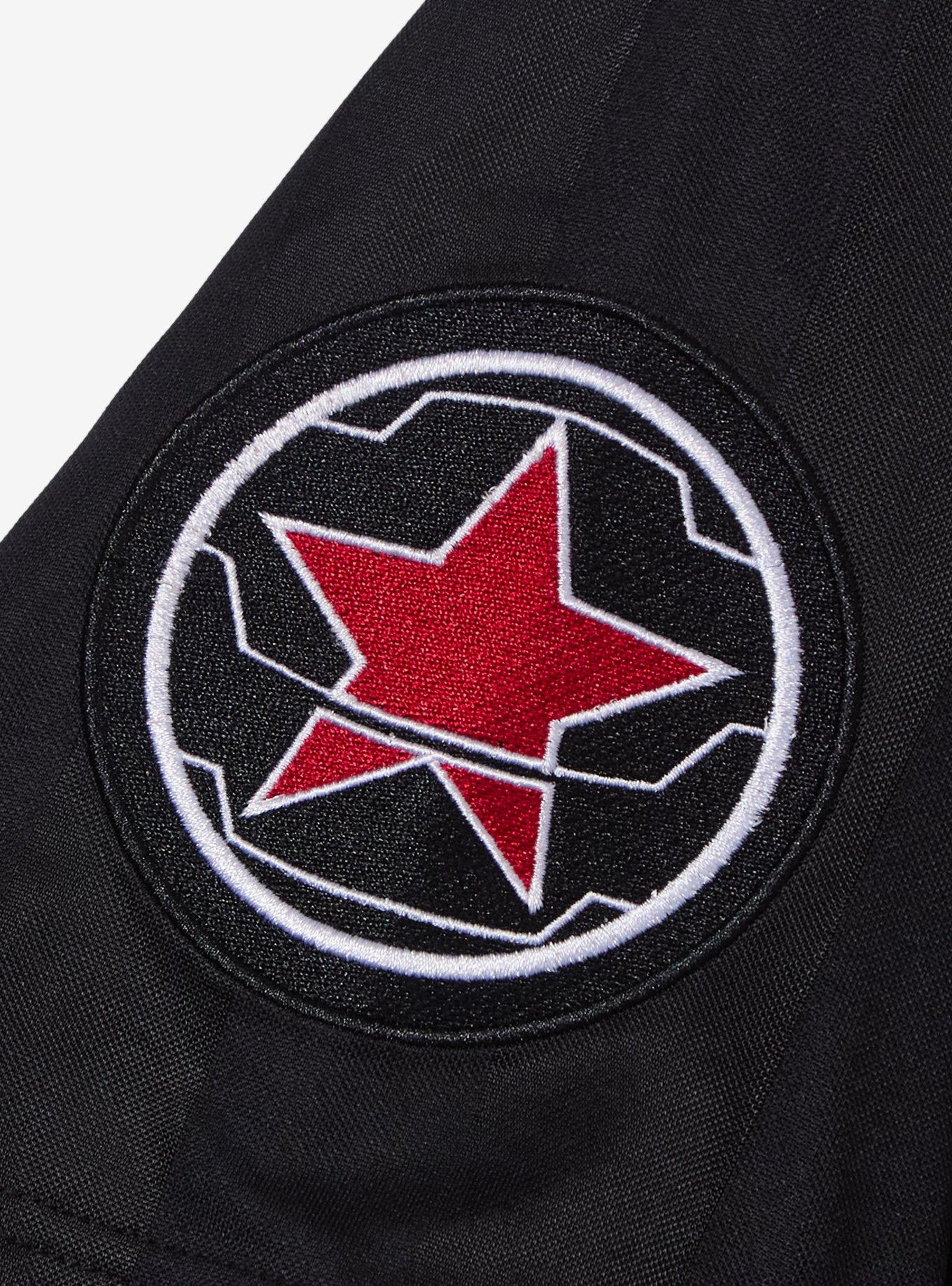 Marvel The Avengers Winter Soldier Football Jersey &mdash; BoxLunch Exclusive, BLACK, alternate