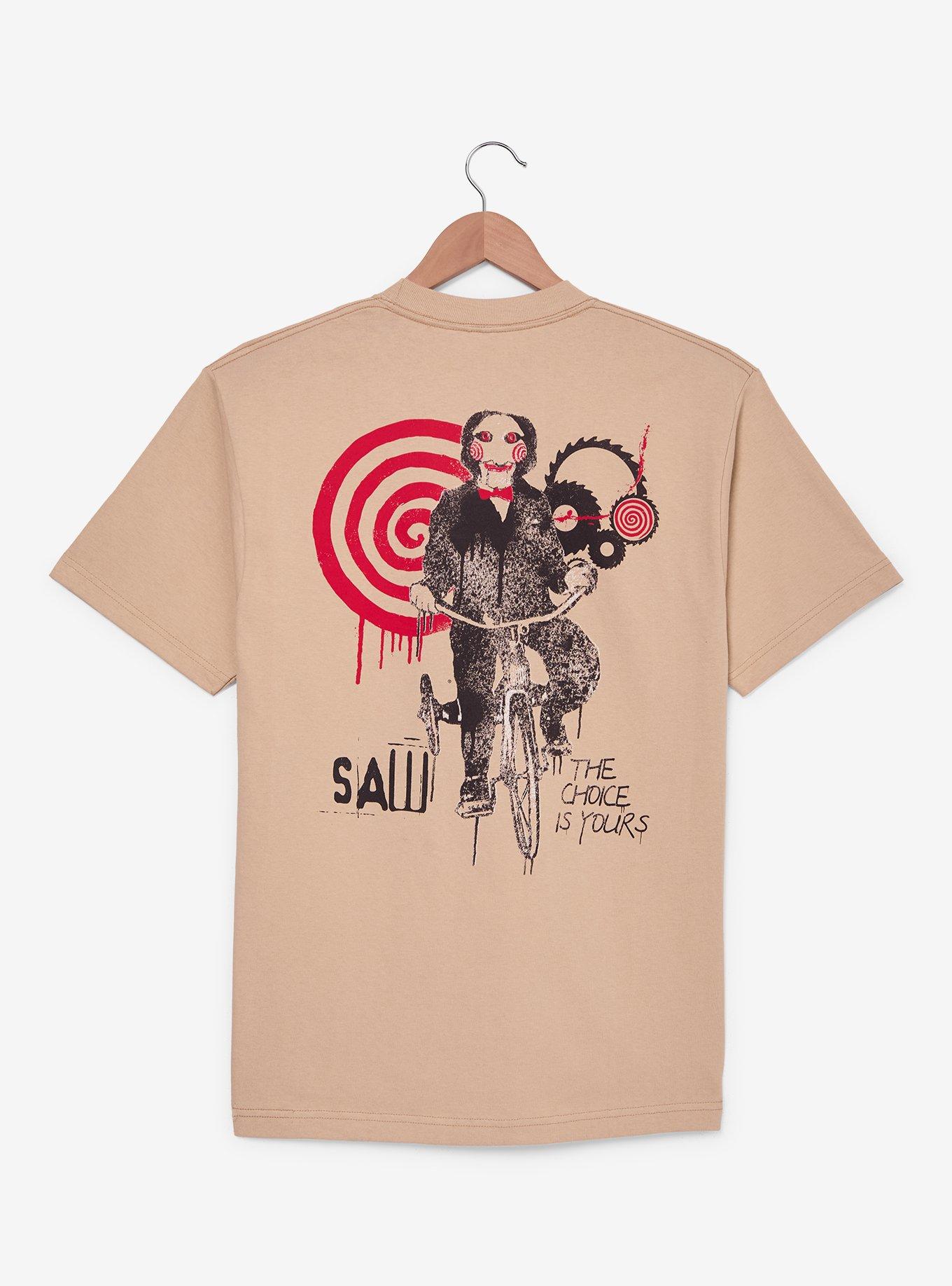 Saw Billy The Puppet Rearview Mirror T-Shirt - BoxLunch Exclusive, , hi-res