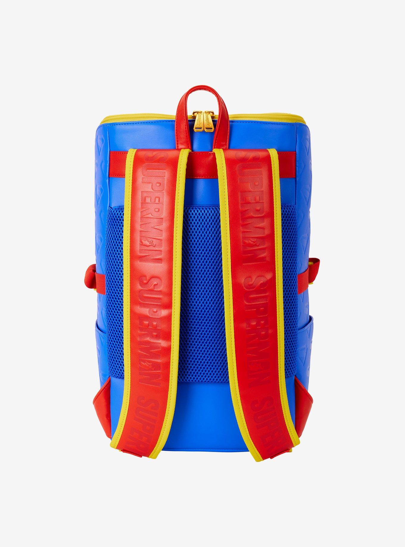 Loungefly DC Comics Superman Colorblock Full-Size Backpack, , hi-res
