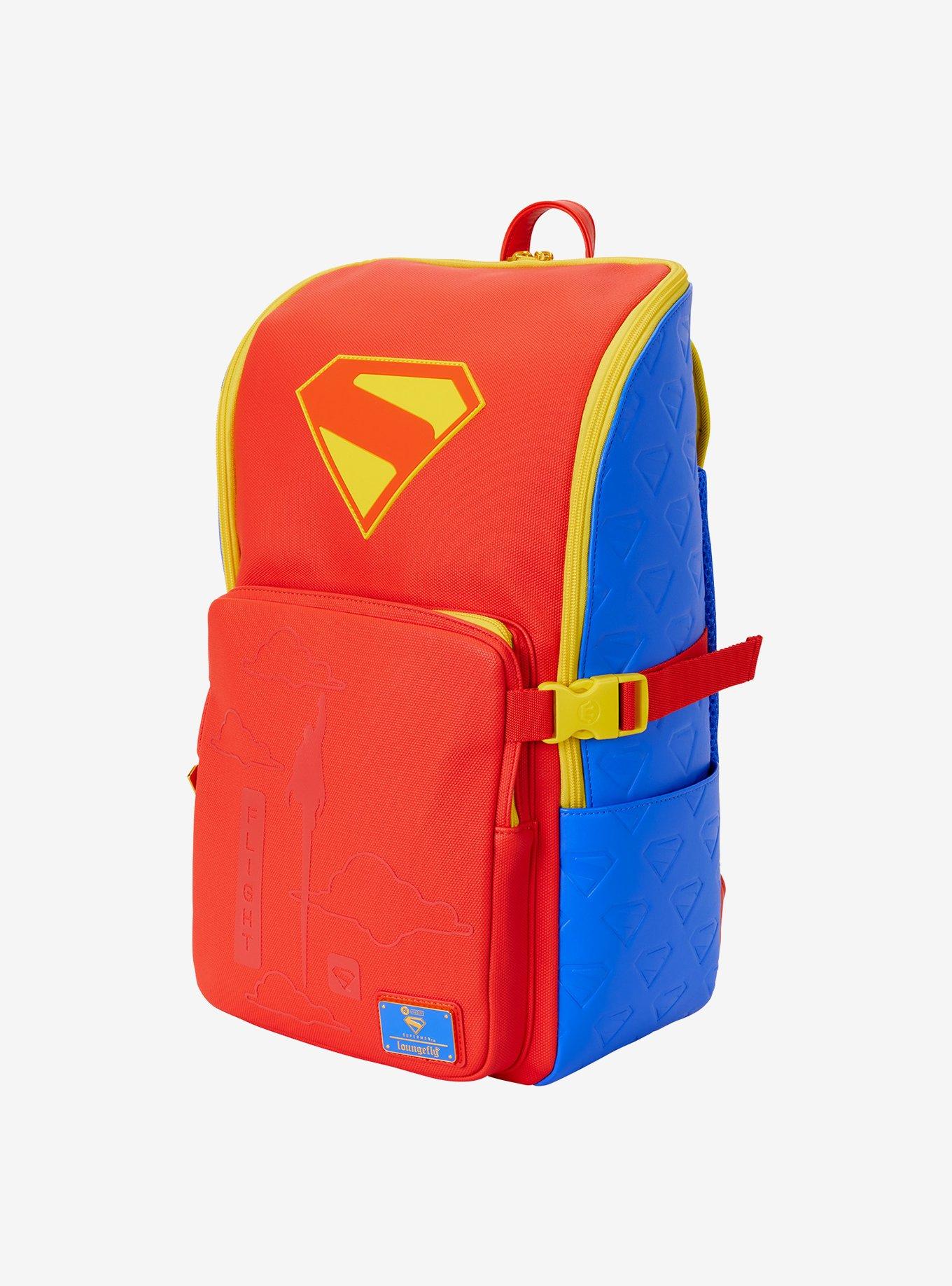 Loungefly DC Comics Superman Colorblock Full-Size Backpack, , alternate