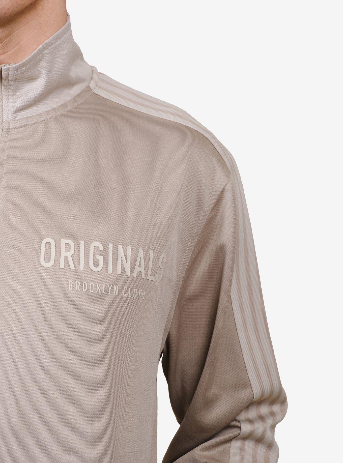 Originals Pique Track Jacket, BEIGE, alternate